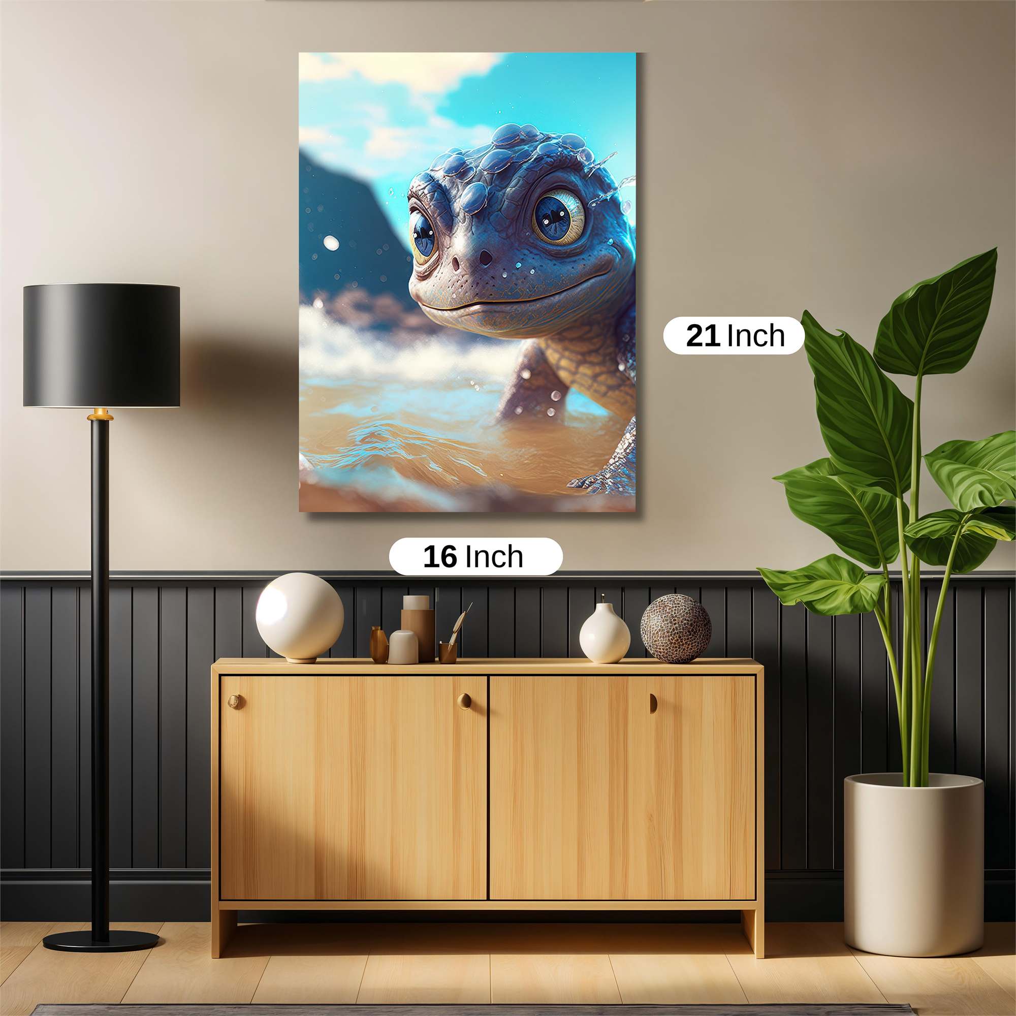 Turtle Triumph Safe Wall Magnetic / M