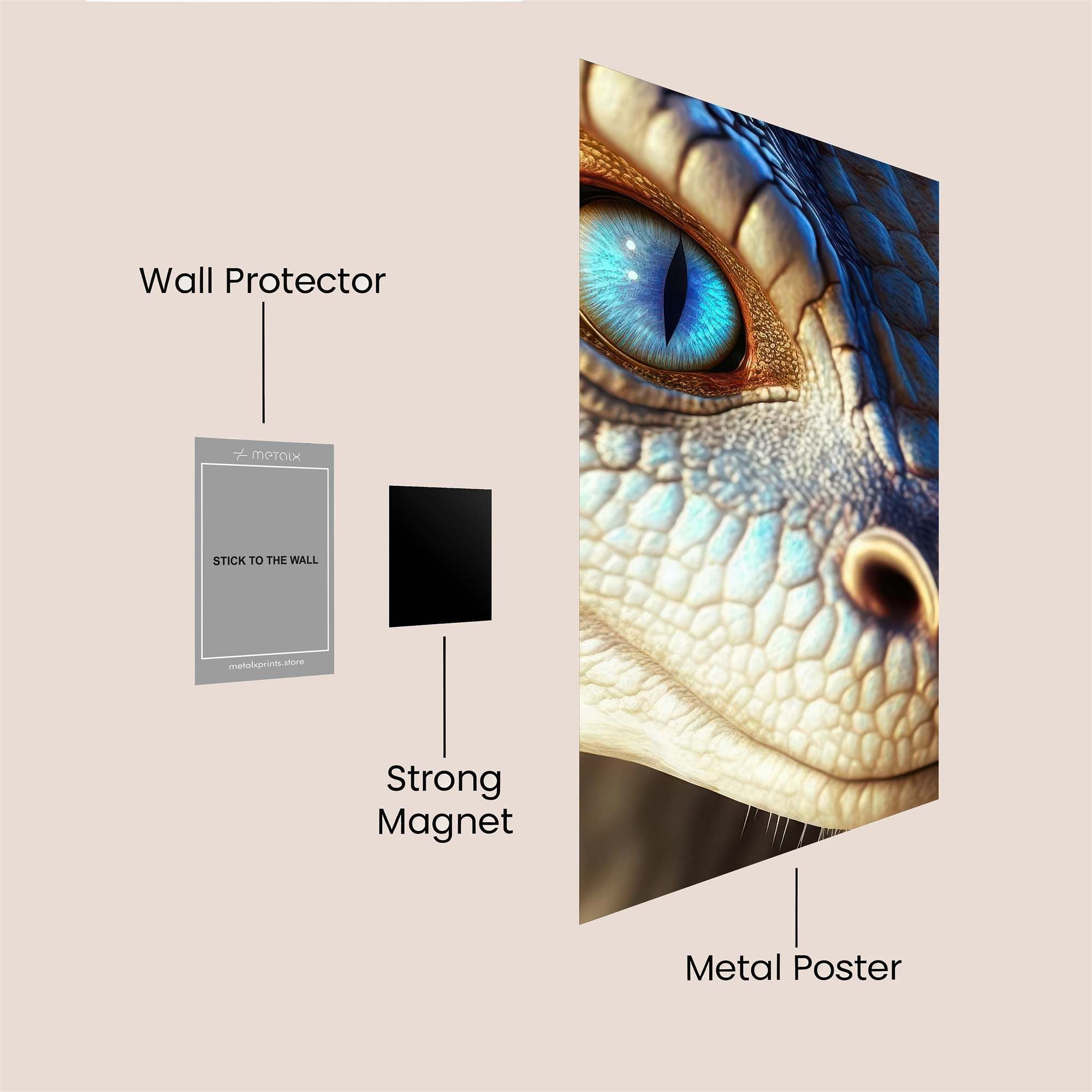 Dragon Enigmatic Safe Wall Magnetic / M