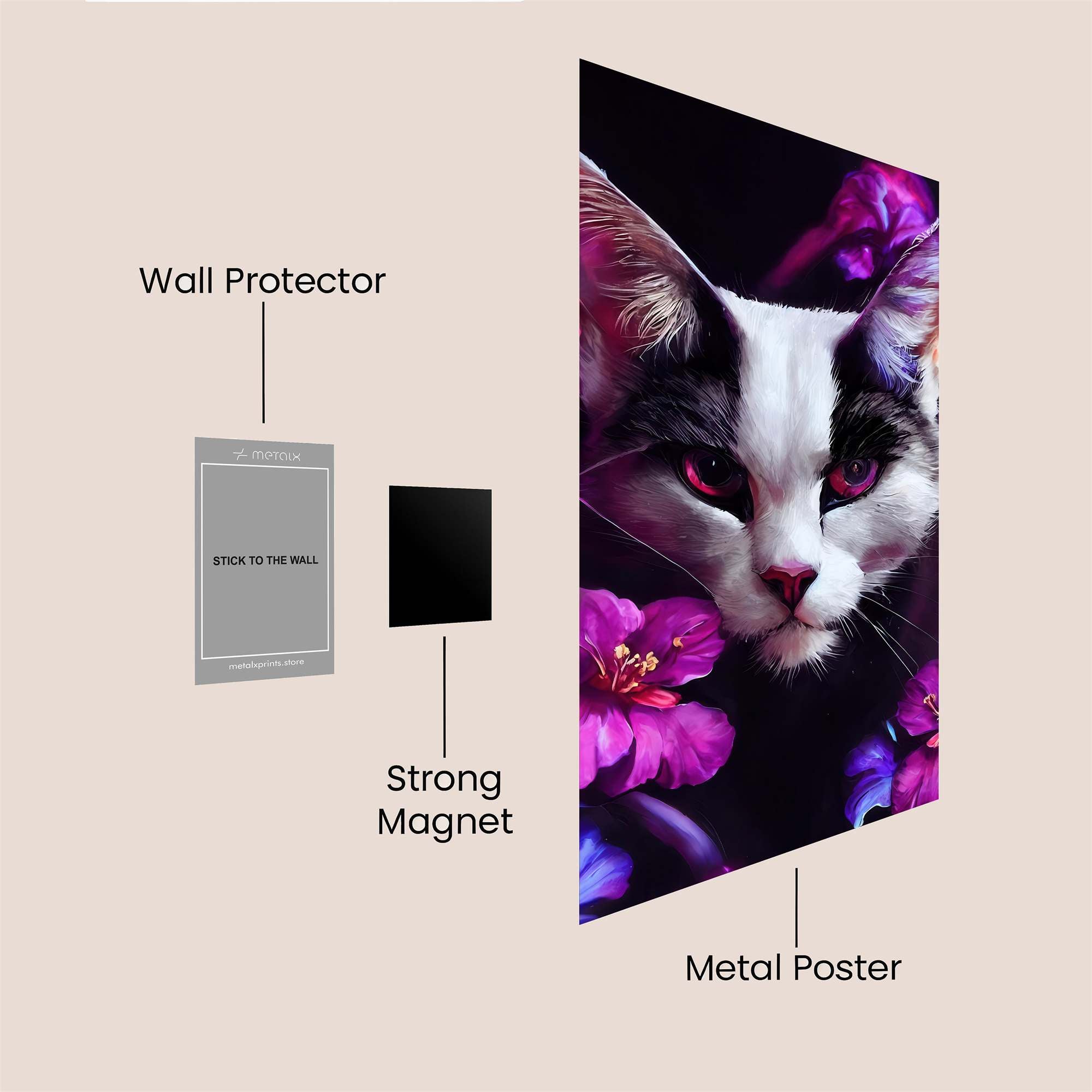 Mystic Bloom Safe Wall Magnetic / M