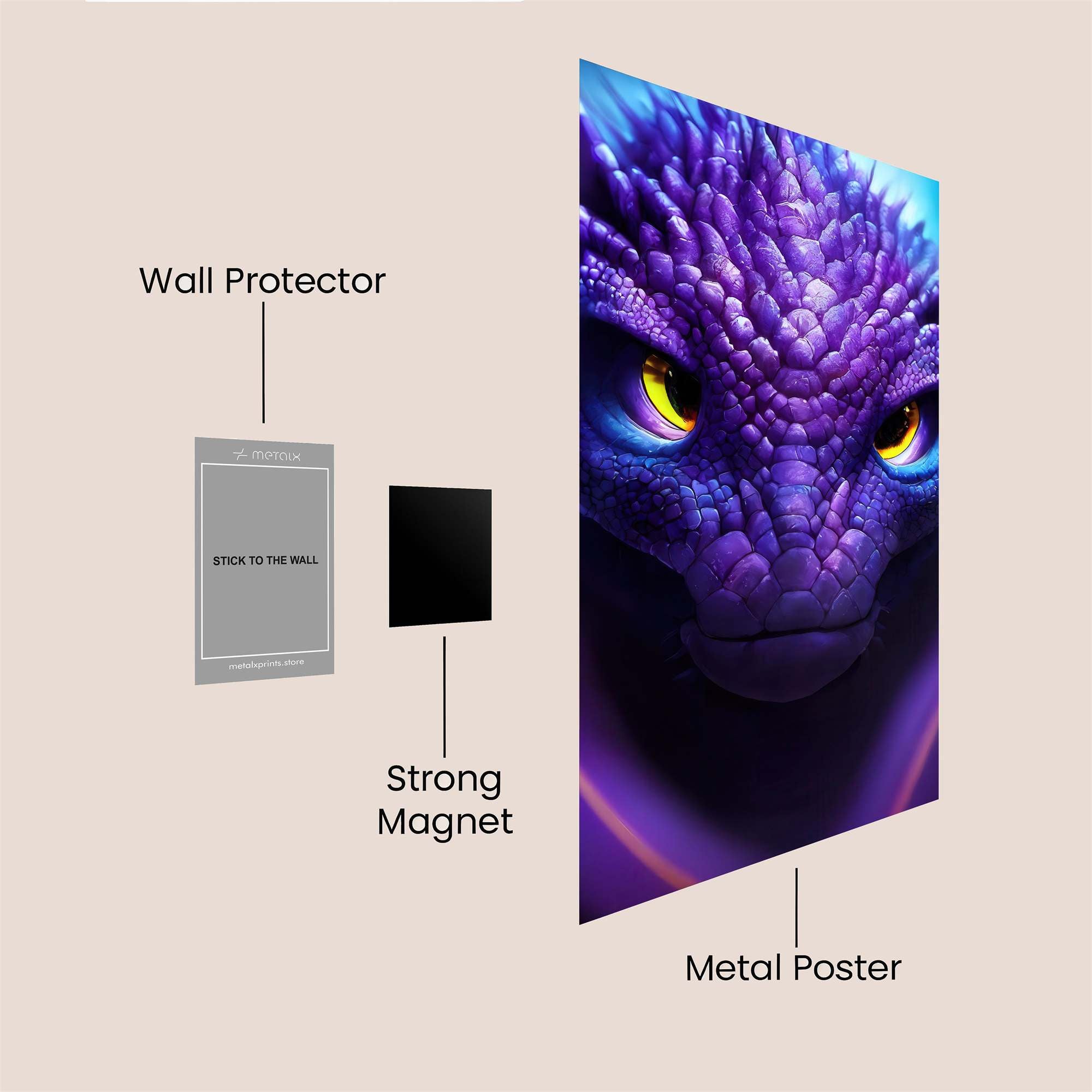 Dragon Intense Safe Wall Magnetic / M