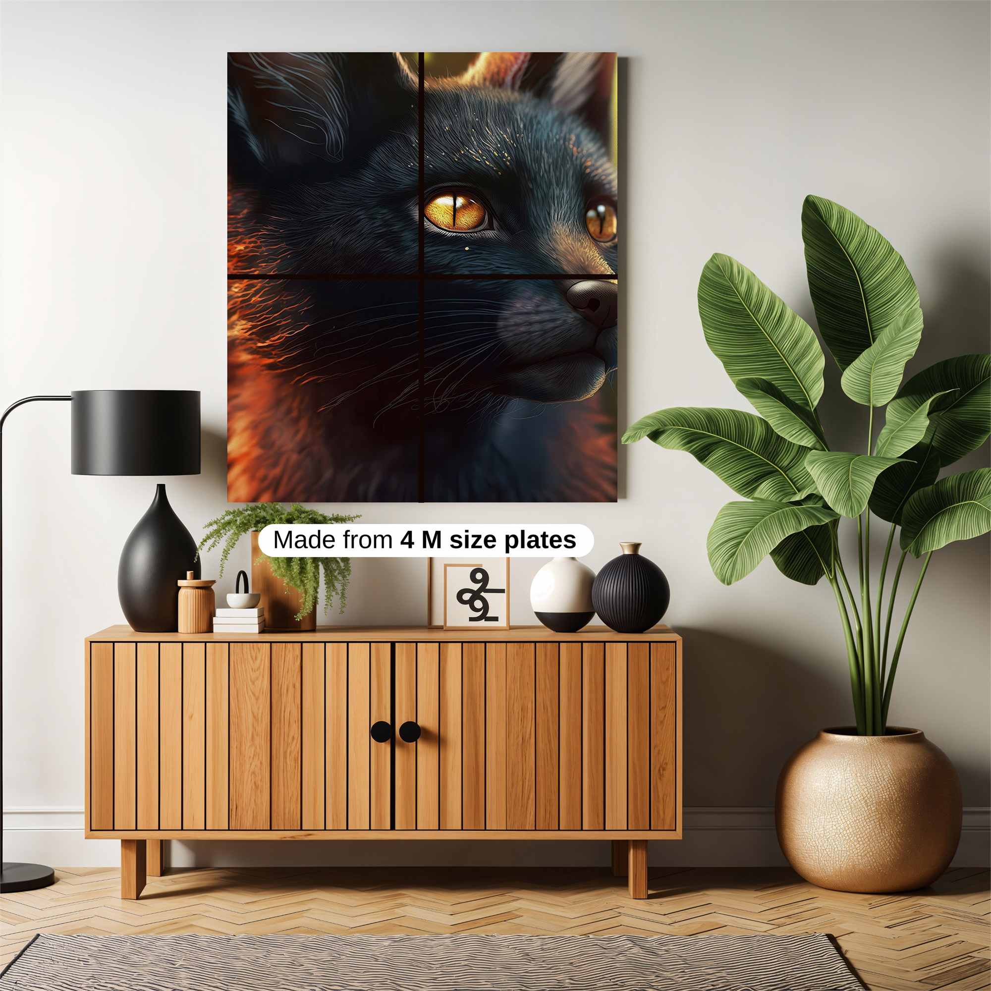 Feline Enigma Safe Wall Magnetic / M