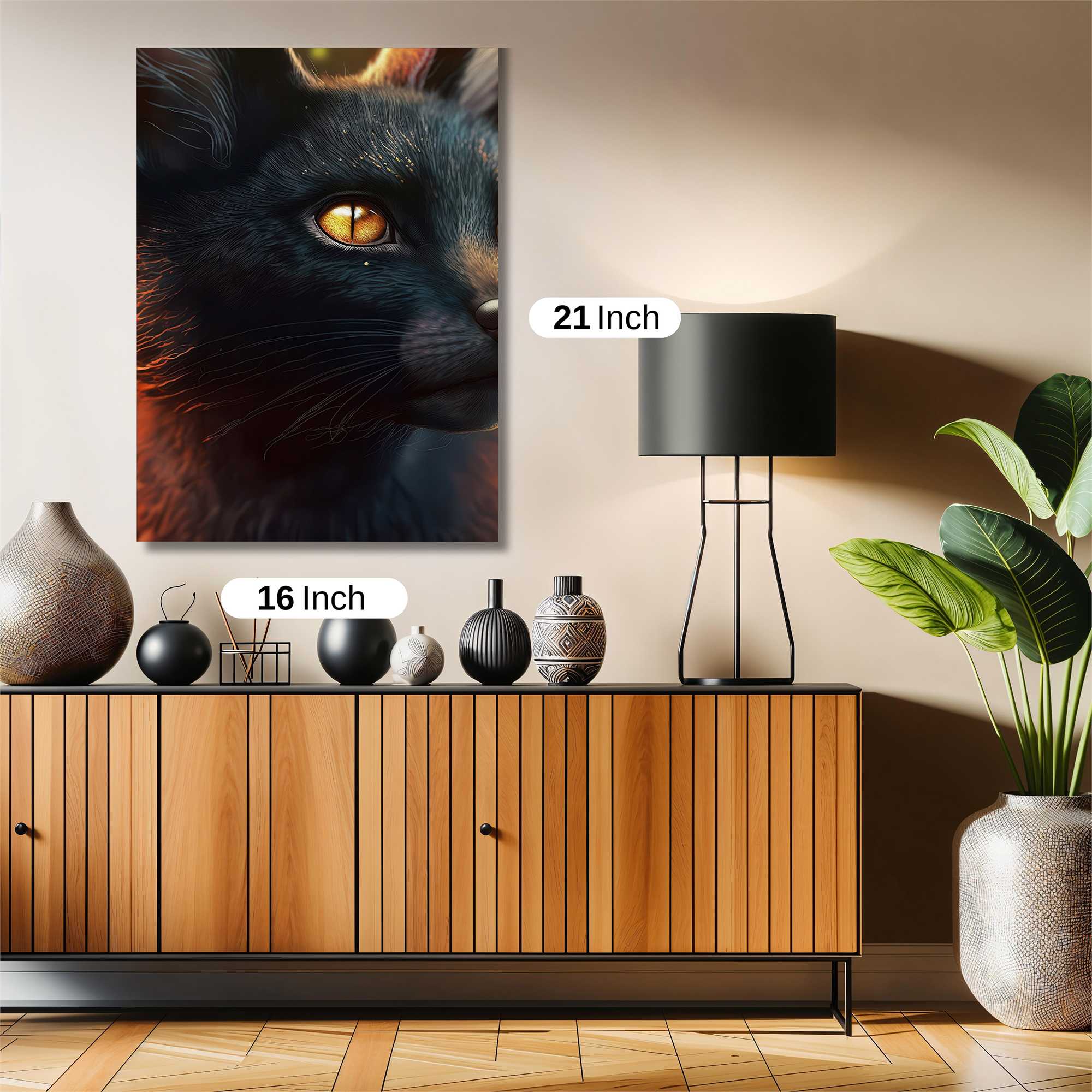 Feline Enigma Safe Wall Magnetic / M