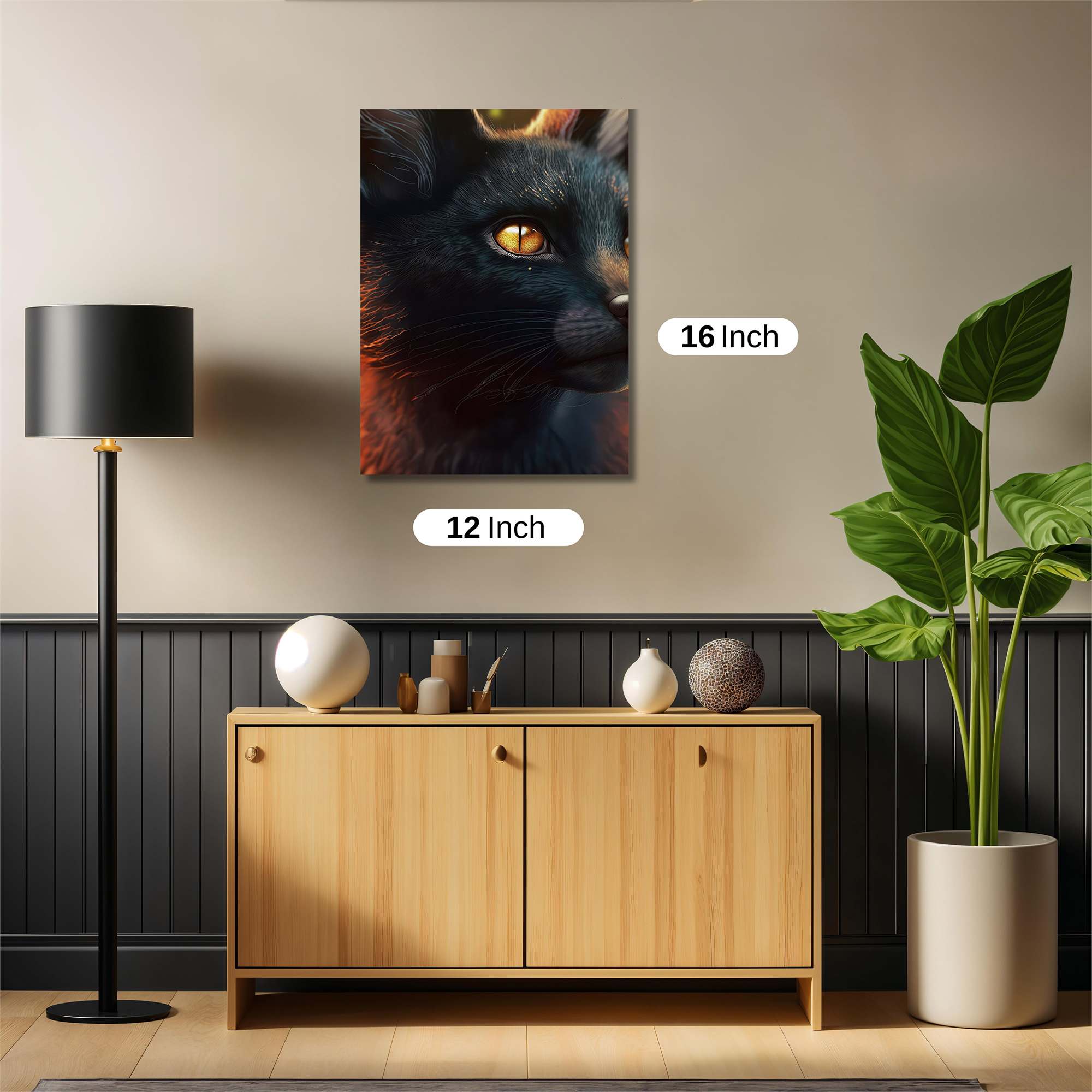 Feline Enigma Safe Wall Magnetic / M