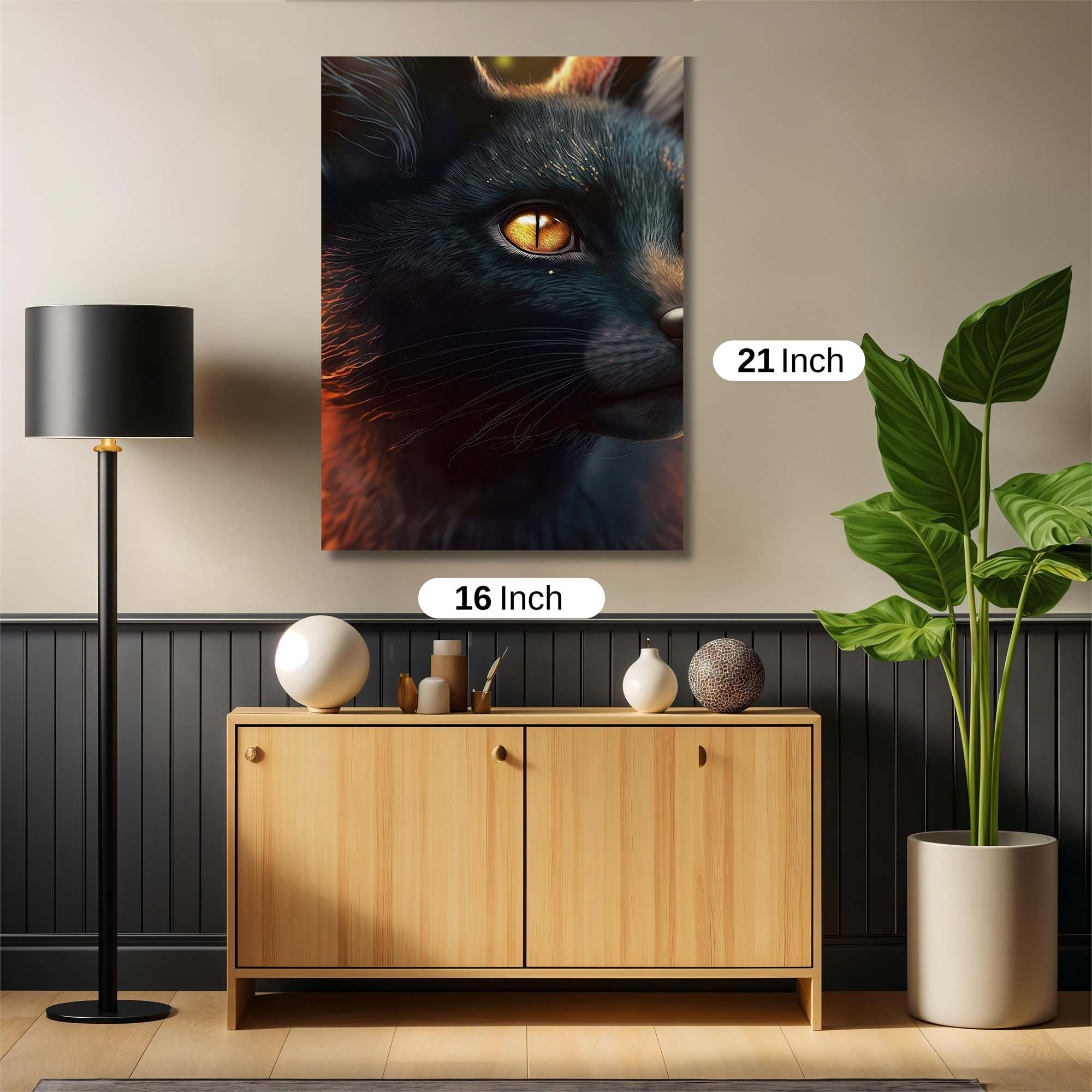 Feline Enigma Safe Wall Magnetic / M