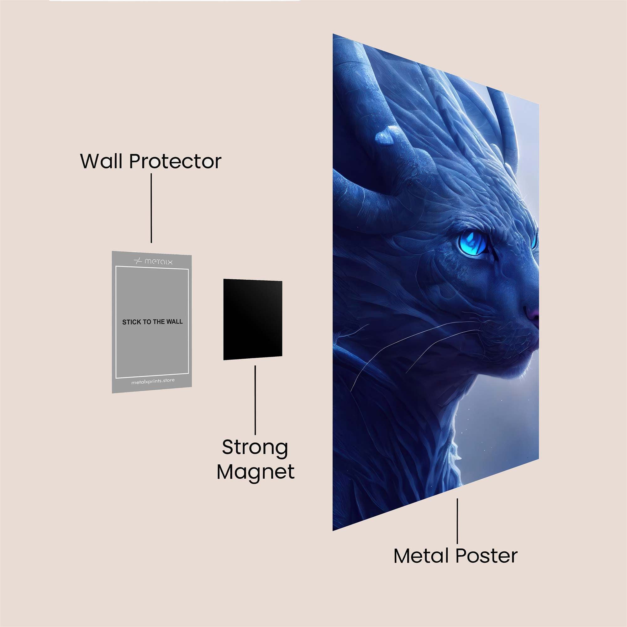 Frostbound Majesty Safe Wall Magnetic / M