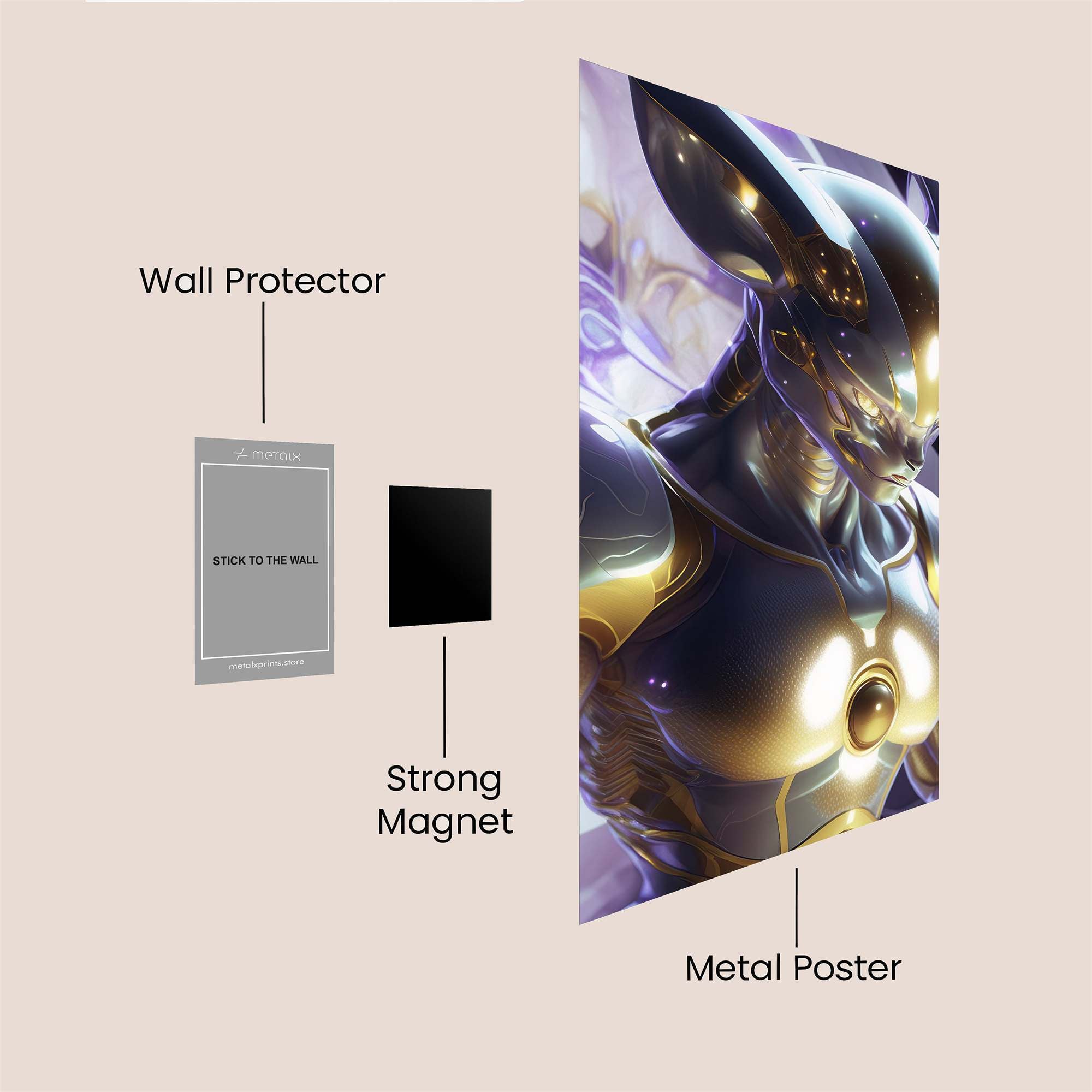 Android Enigma Safe Wall Magnetic / M