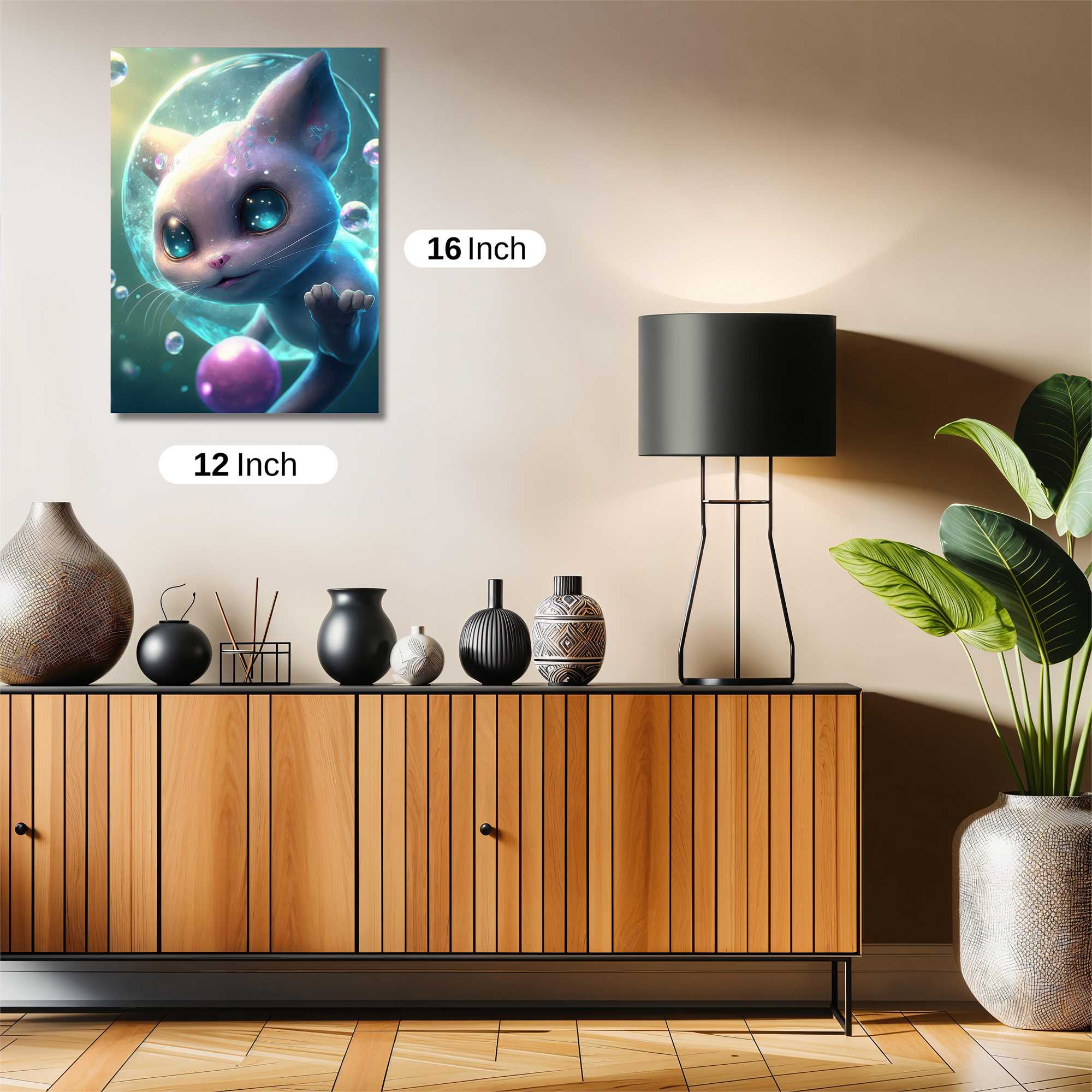 Bubbly Serenity Safe Wall Magnetic / M