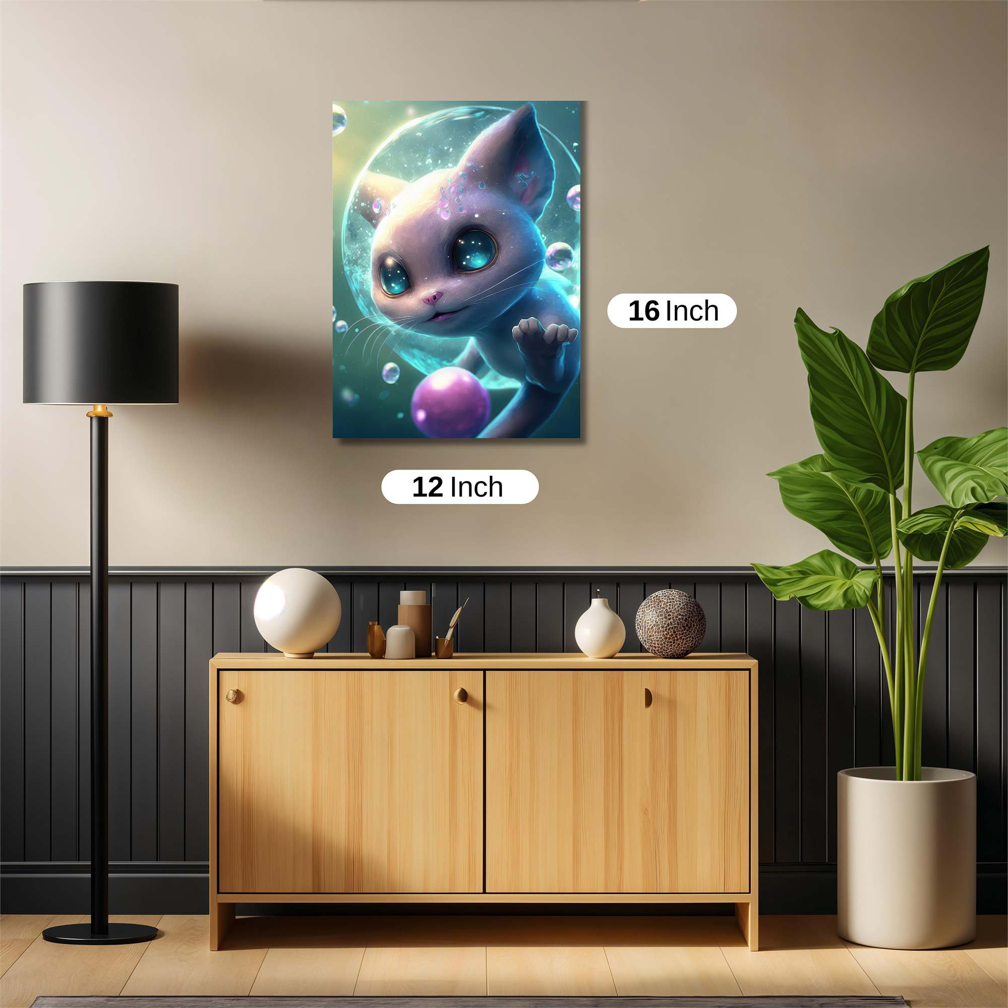 Bubbly Serenity Safe Wall Magnetic / M