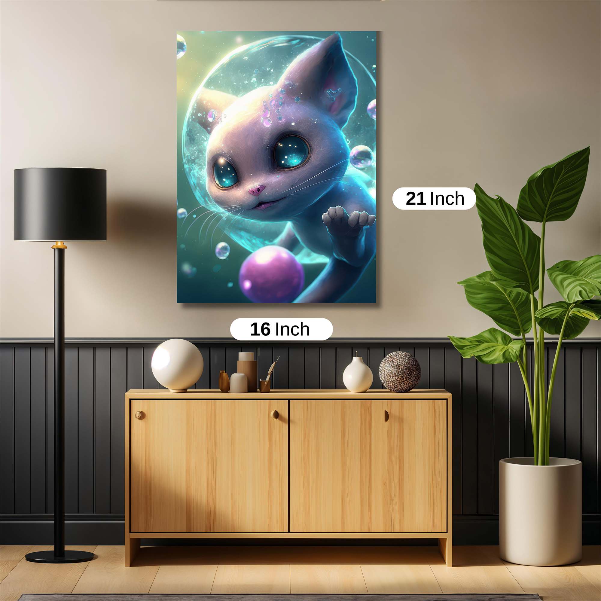 Bubbly Serenity Safe Wall Magnetic / M