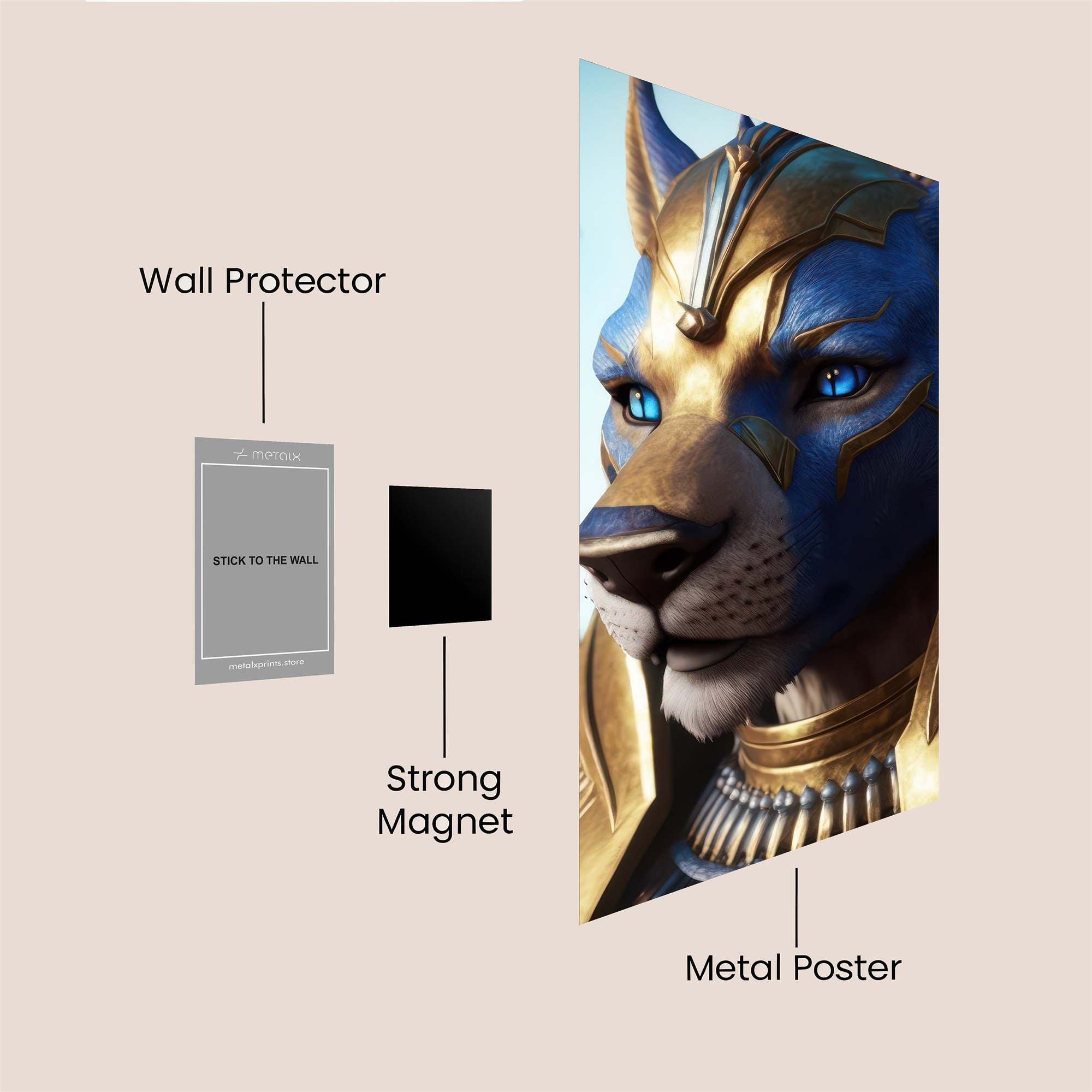 Anubis Regal Safe Wall Magnetic / M