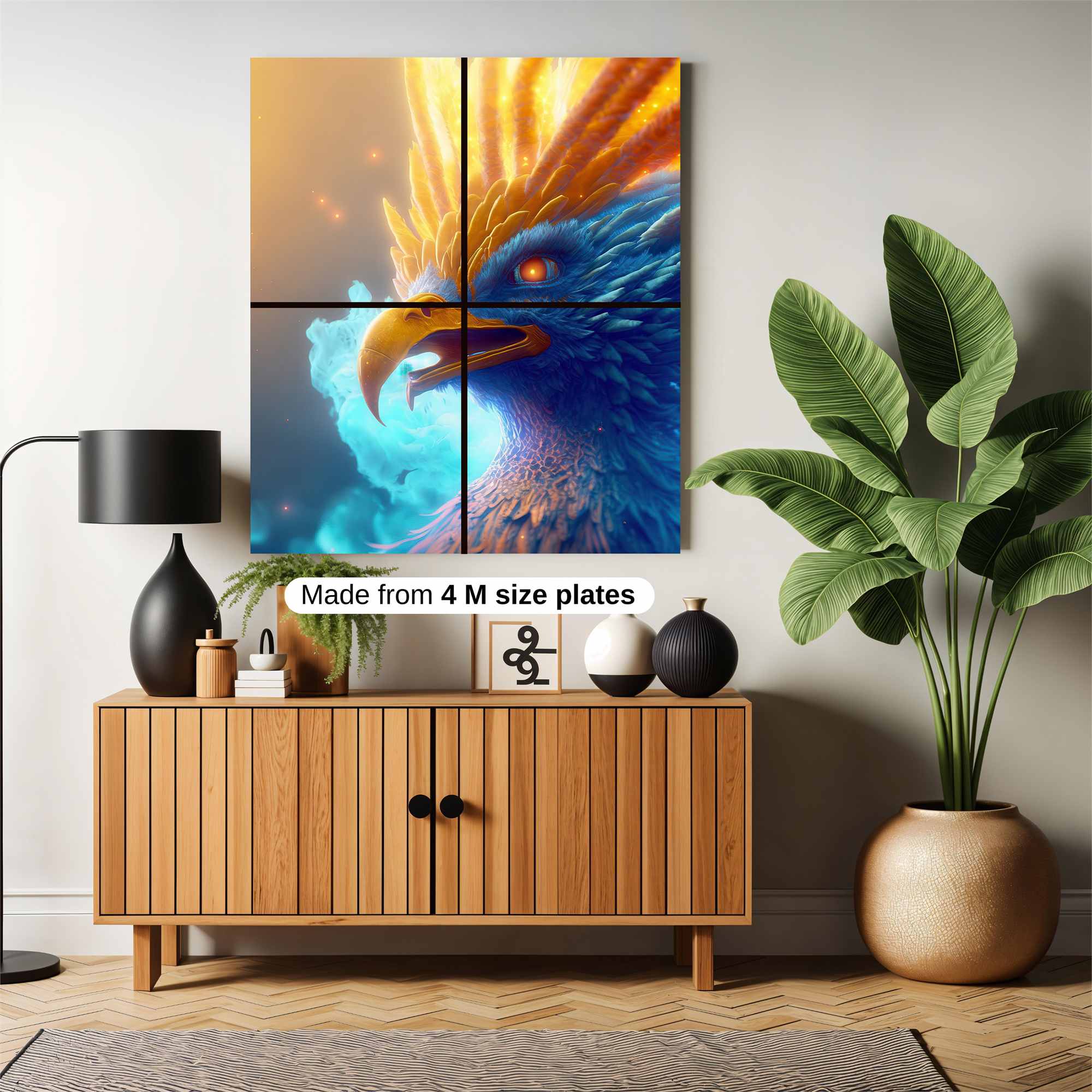 Phoenix Blaze Safe Wall Magnetic / M