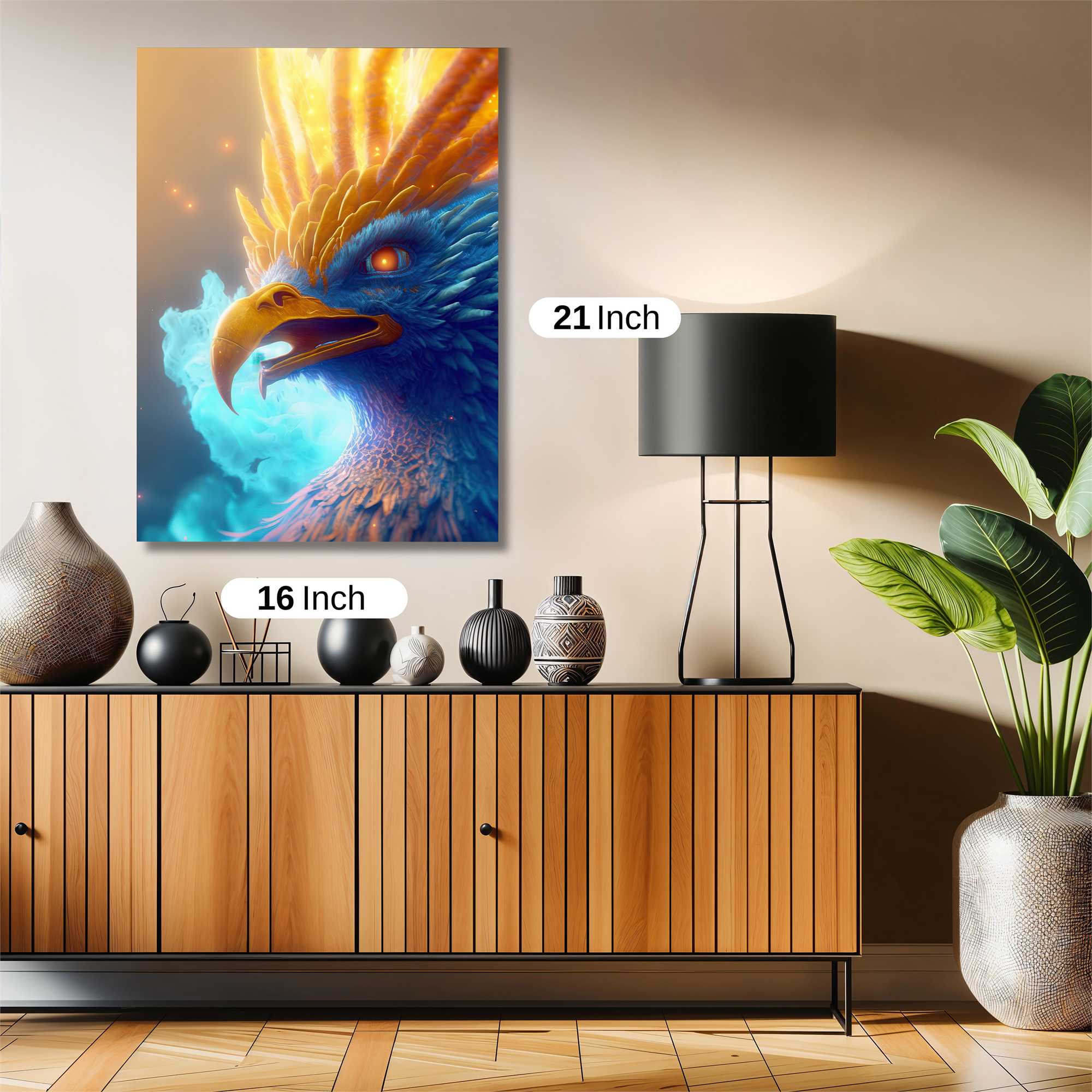 Phoenix Blaze Safe Wall Magnetic / M