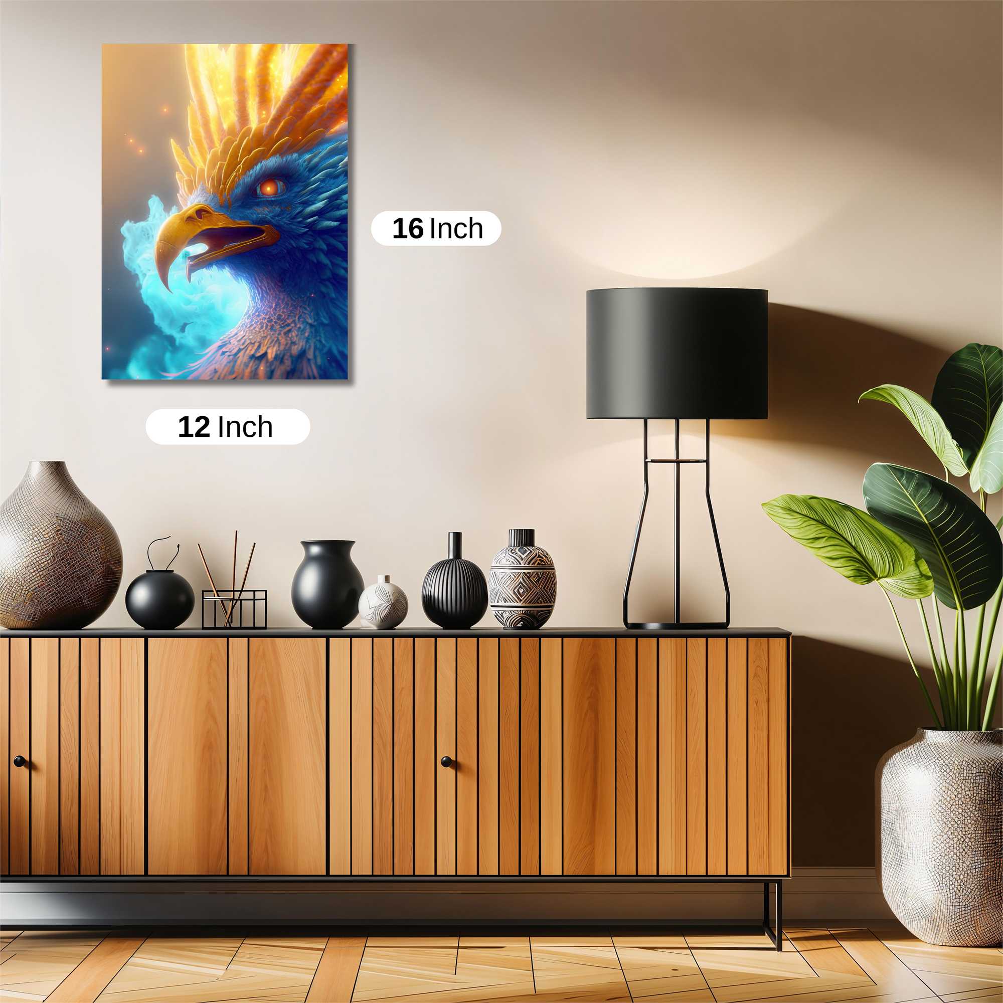 Phoenix Blaze Safe Wall Magnetic / M