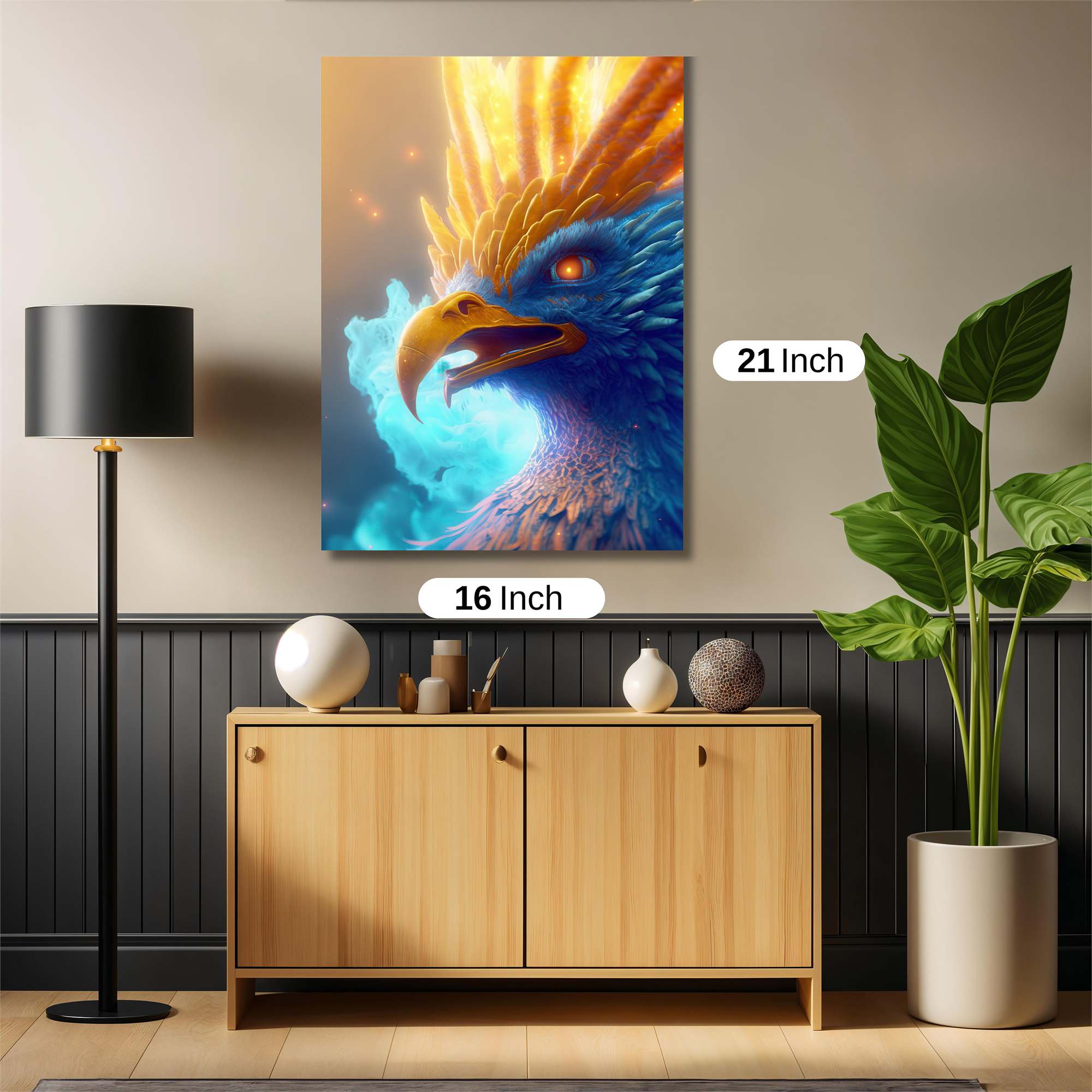 Phoenix Blaze Safe Wall Magnetic / M