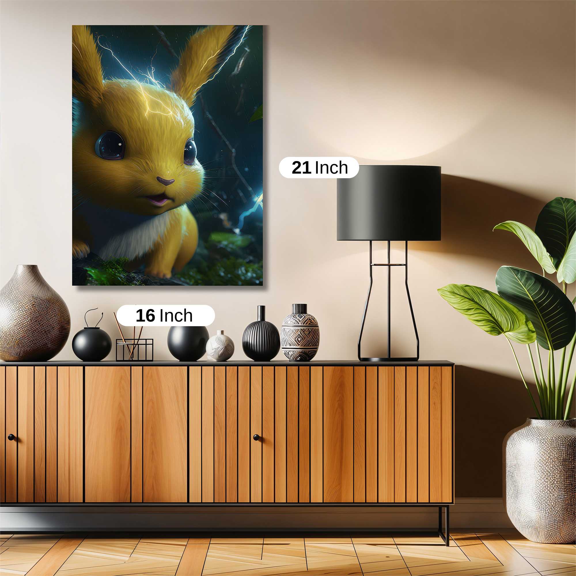 Pikachu Electrifying Safe Wall Magnetic / M