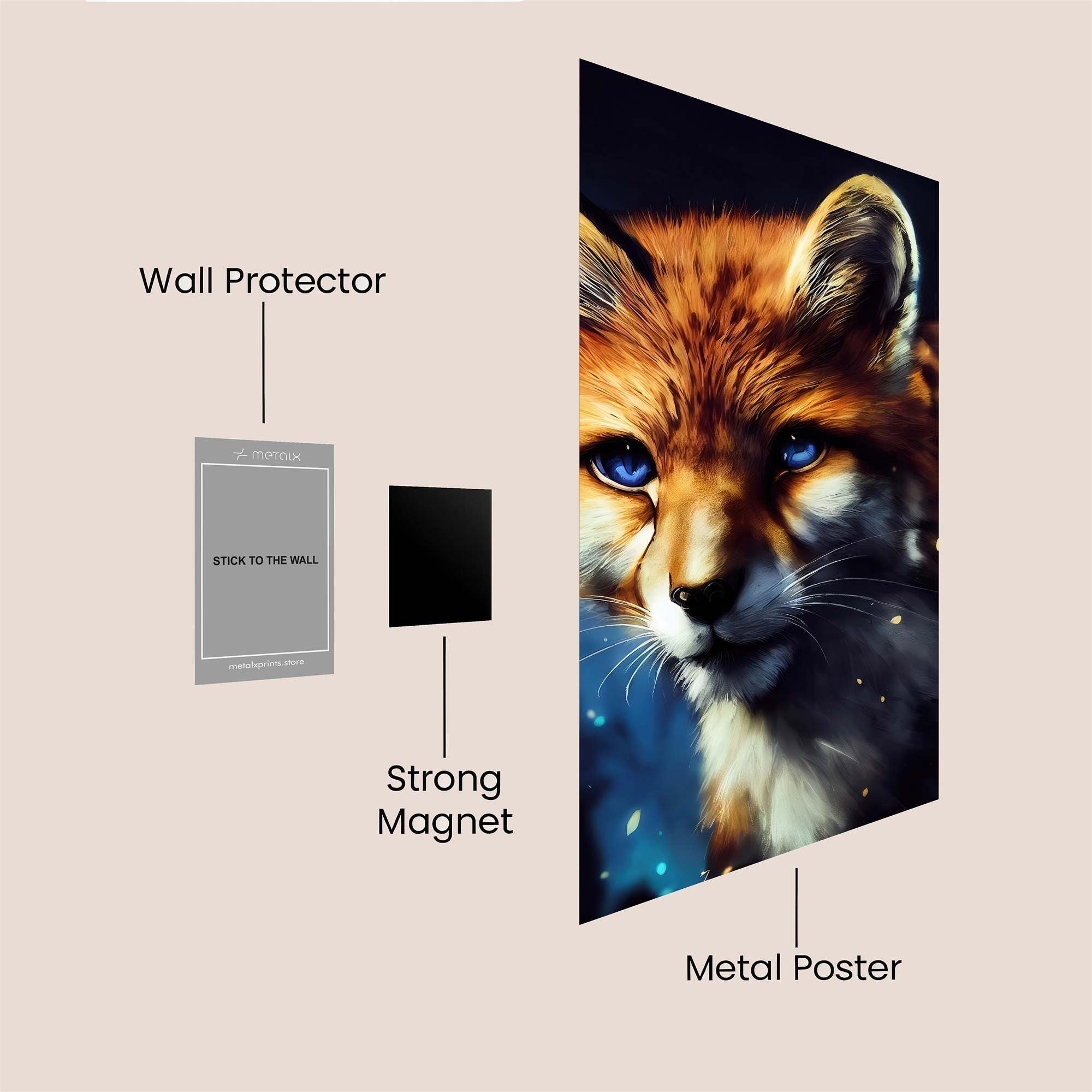 Fox Enigma Safe Wall Magnetic / M