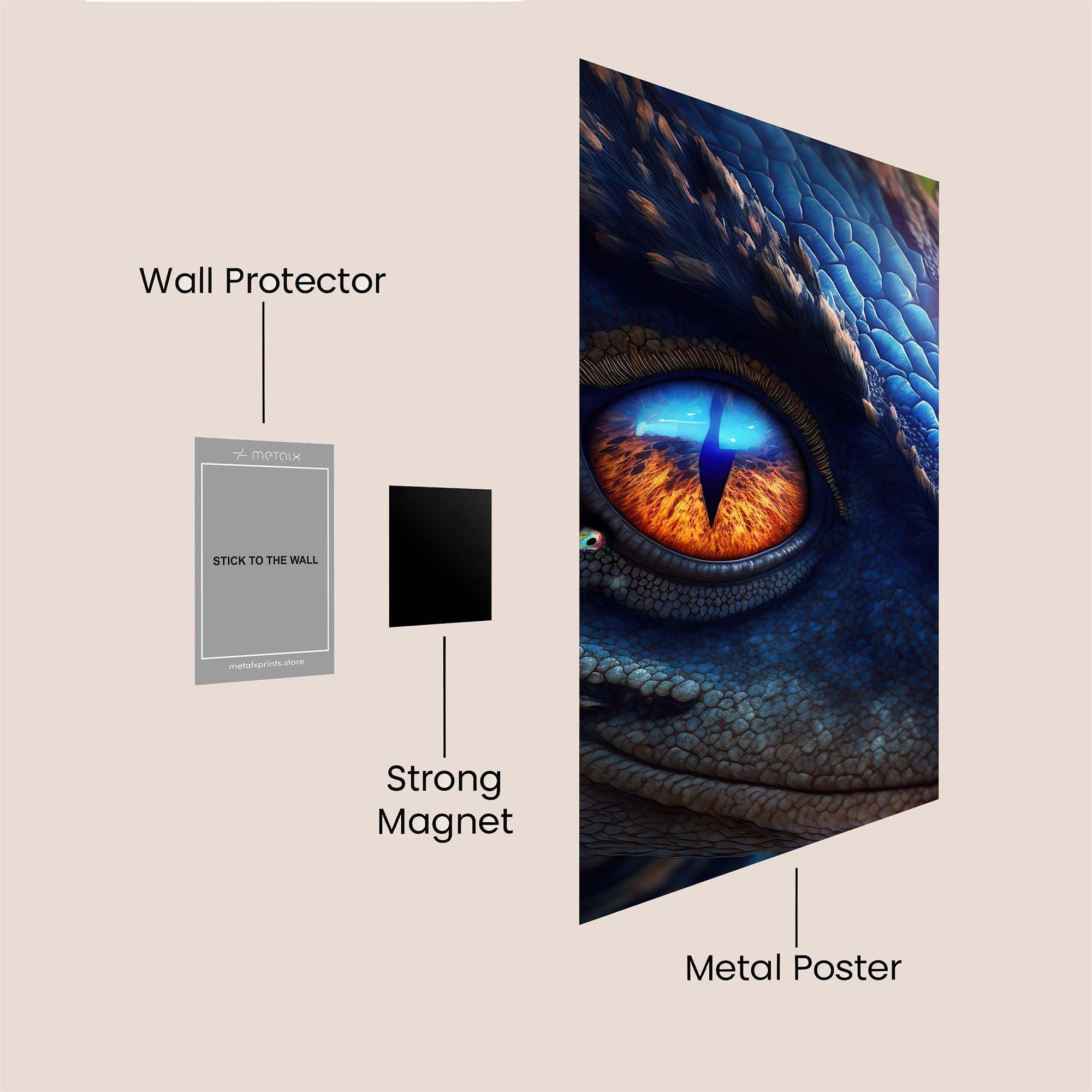 Dragon Enigma Safe Wall Magnetic / M