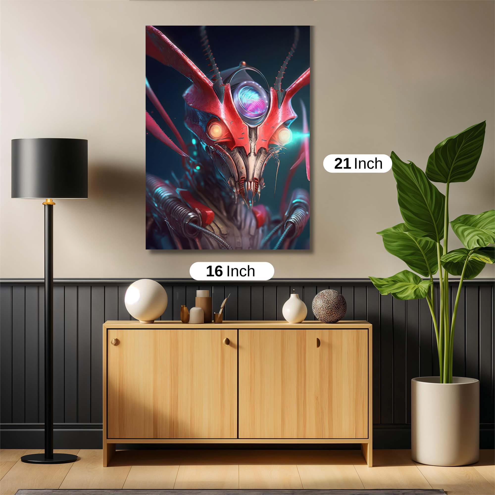 Mantis Menace Safe Wall Magnetic / M