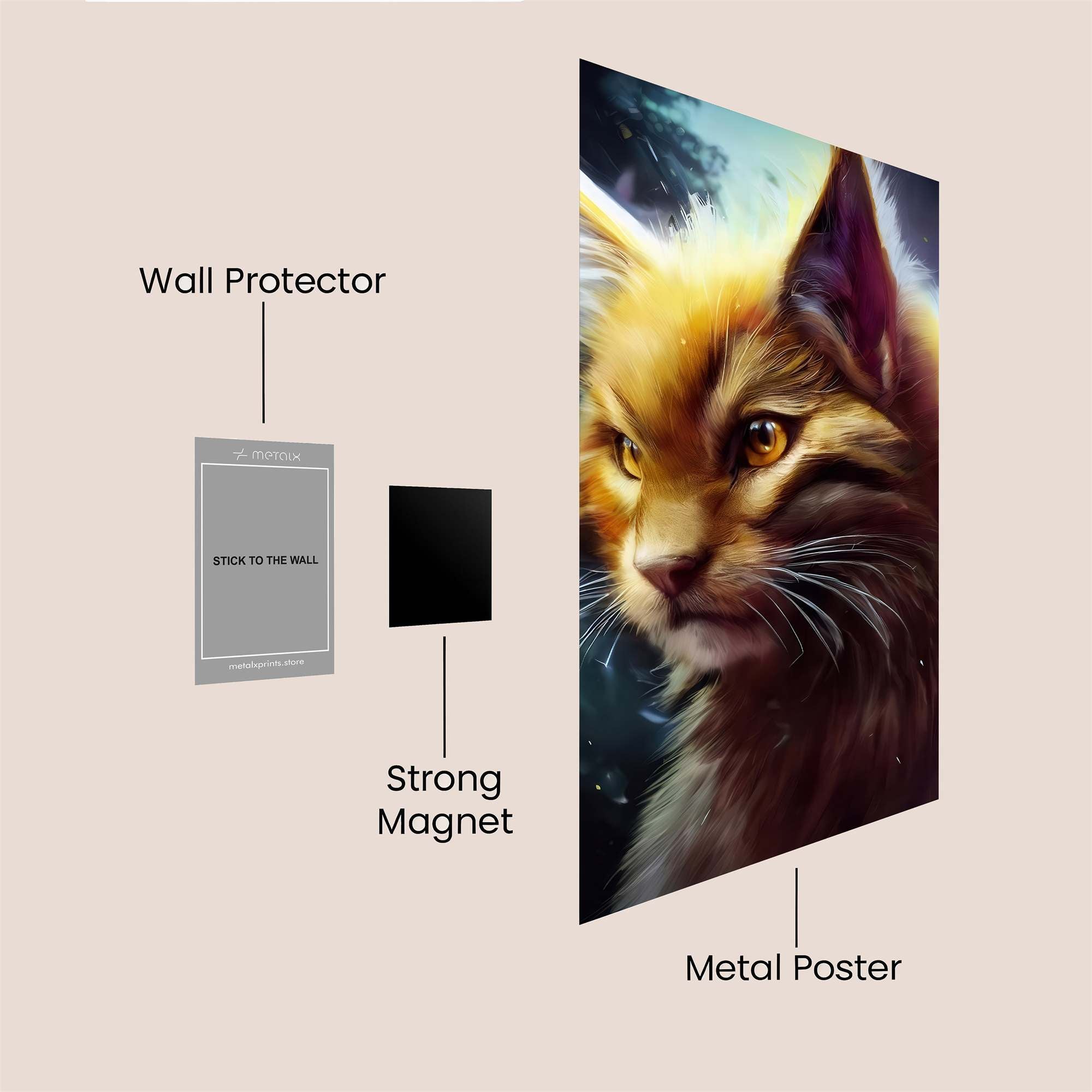 FireWhisper Safe Wall Magnetic / M