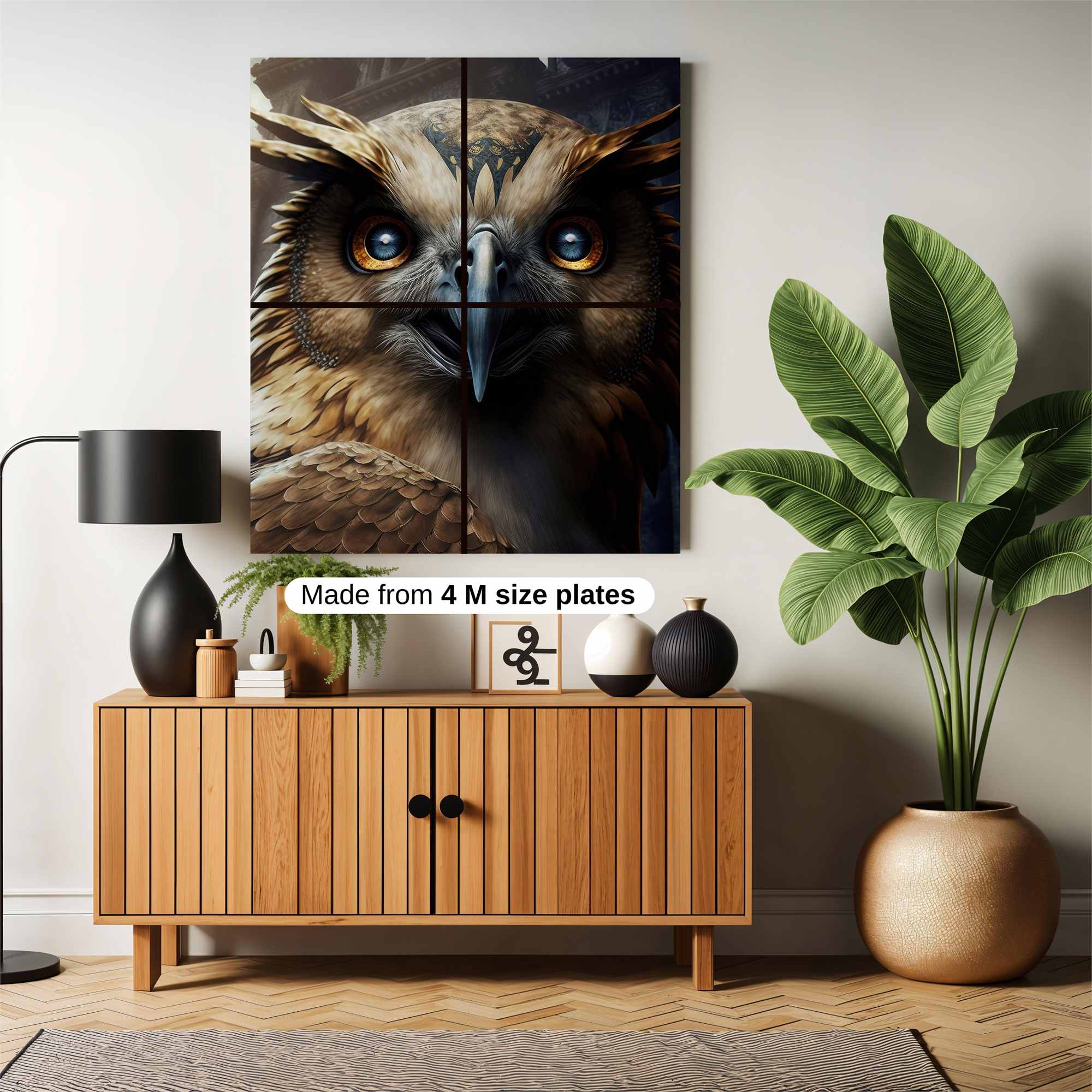 Owl Majestic Safe Wall Magnetic / M