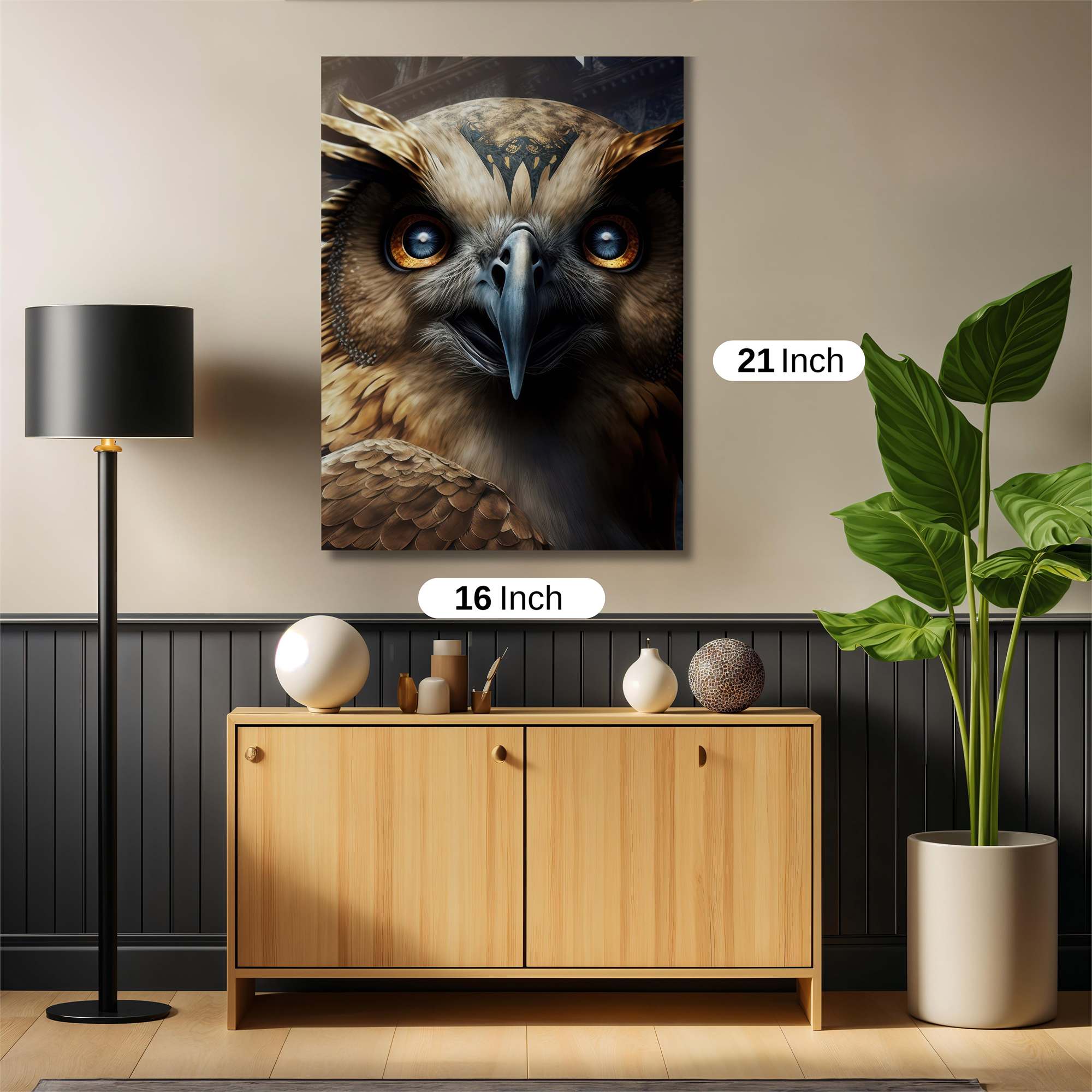 Owl Majestic Safe Wall Magnetic / M