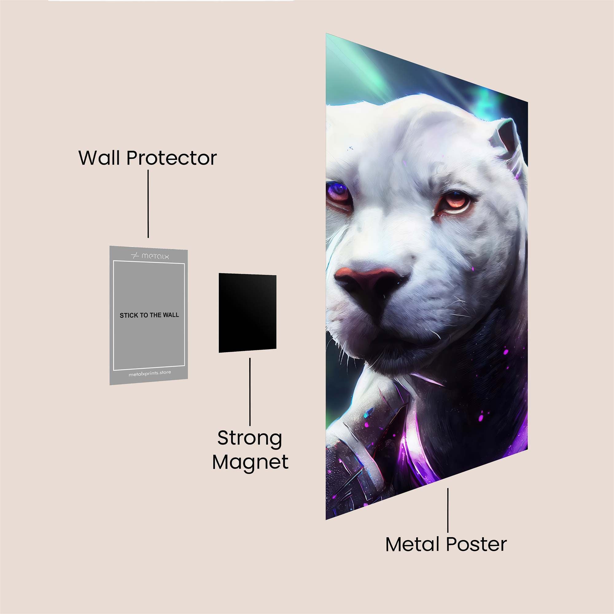 Cosmic Panther Safe Wall Magnetic / M