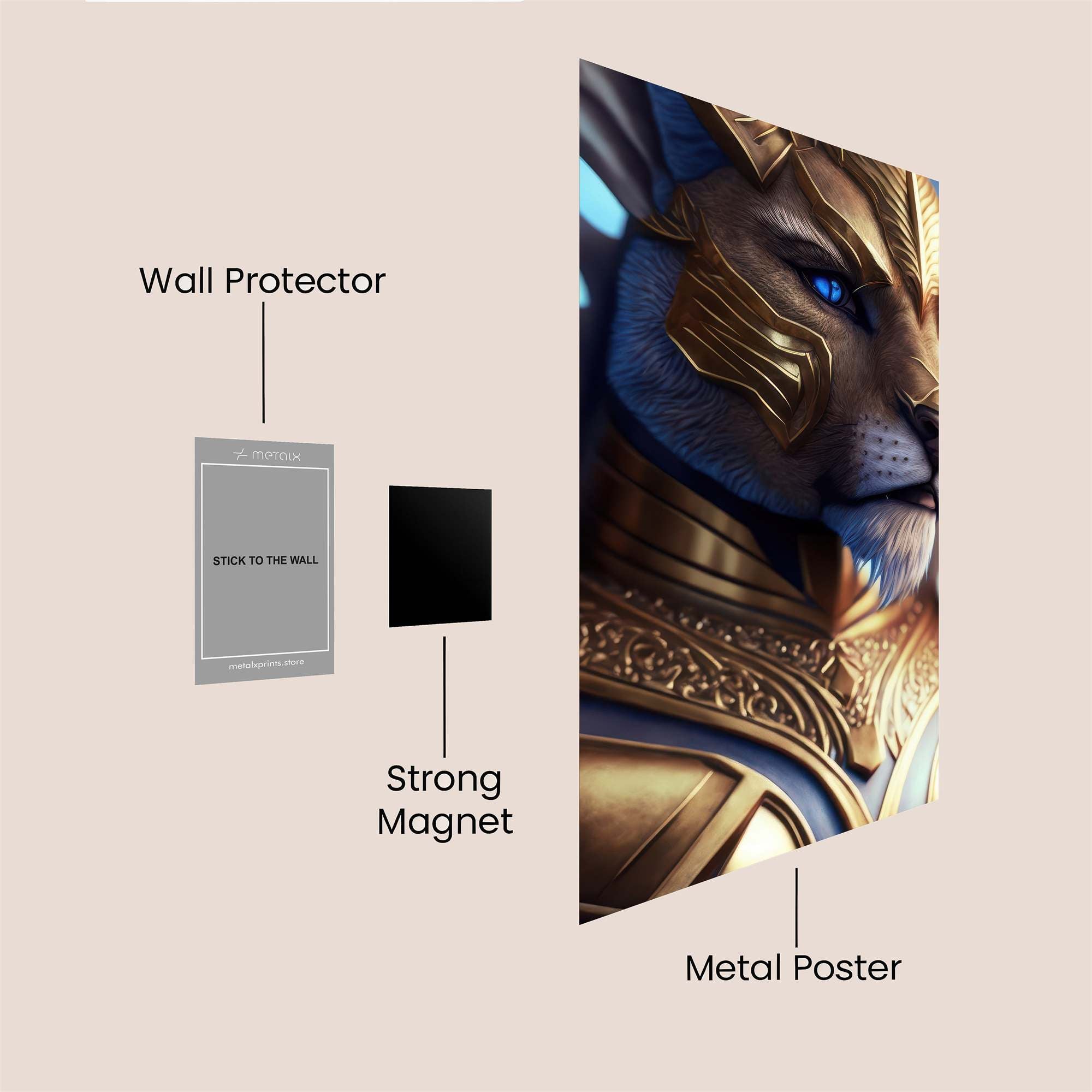 Lionheart Regal Safe Wall Magnetic / M