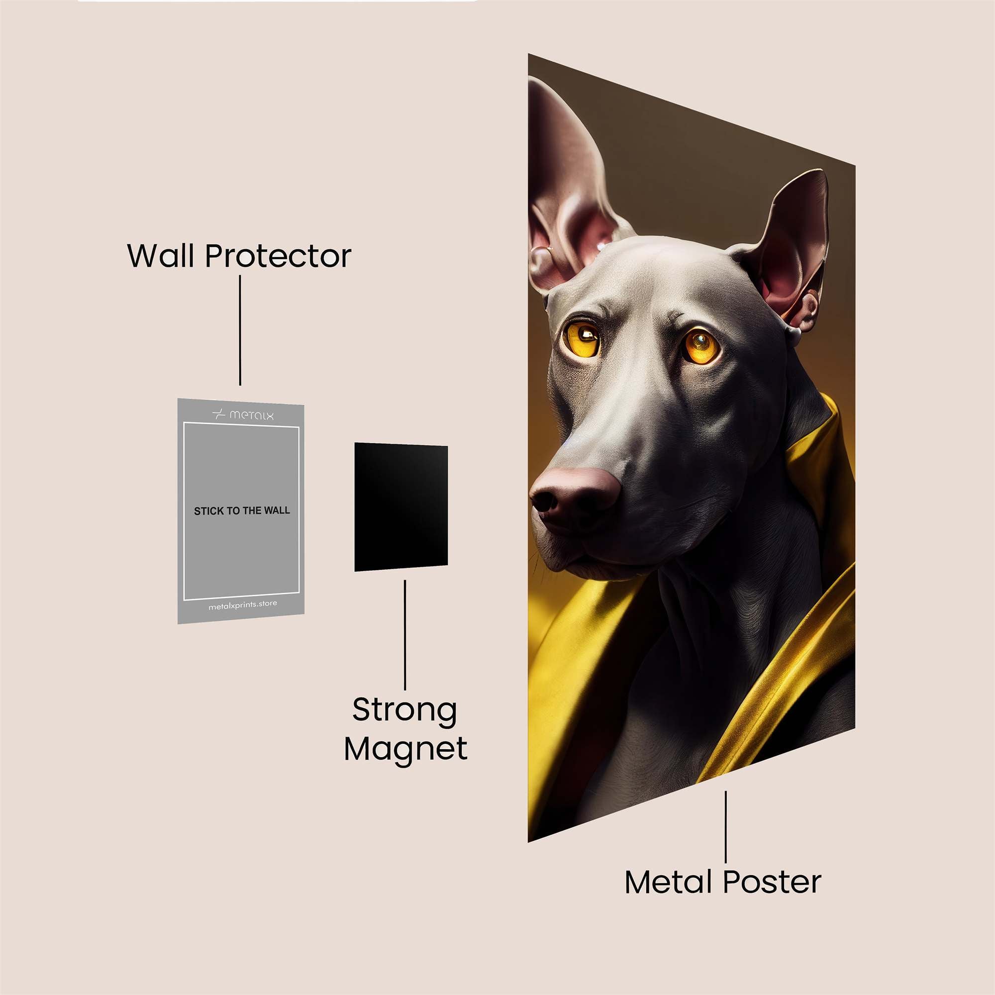 Pharaoh Serene Safe Wall Magnetic / M