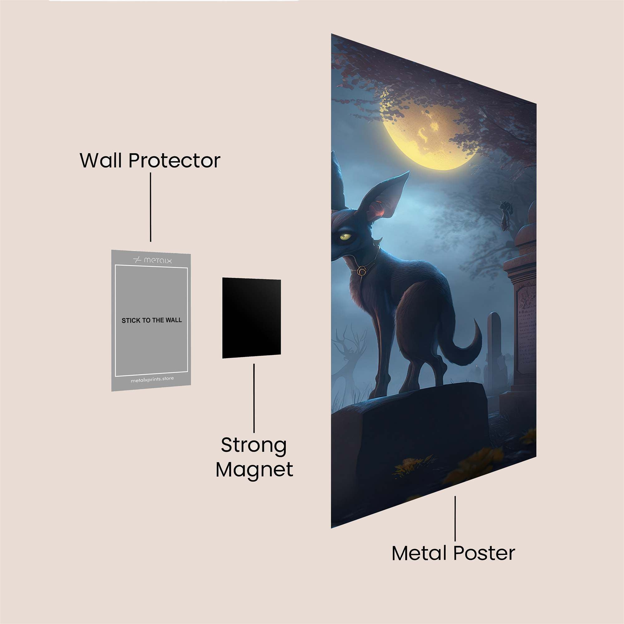 Anubis Enigma Safe Wall Magnetic / M