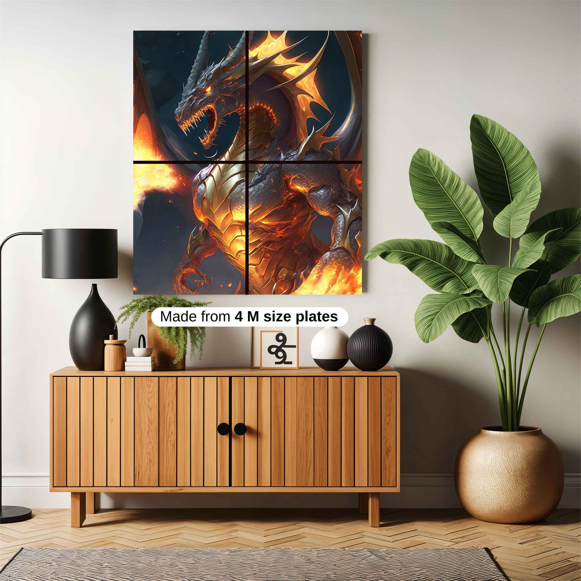 Dragon Inferno Safe Wall Magnetic / M