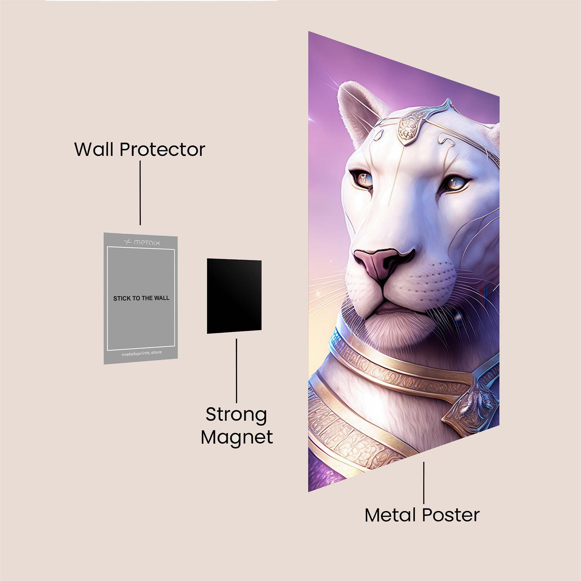 Serenity Queen Safe Wall Magnetic / M