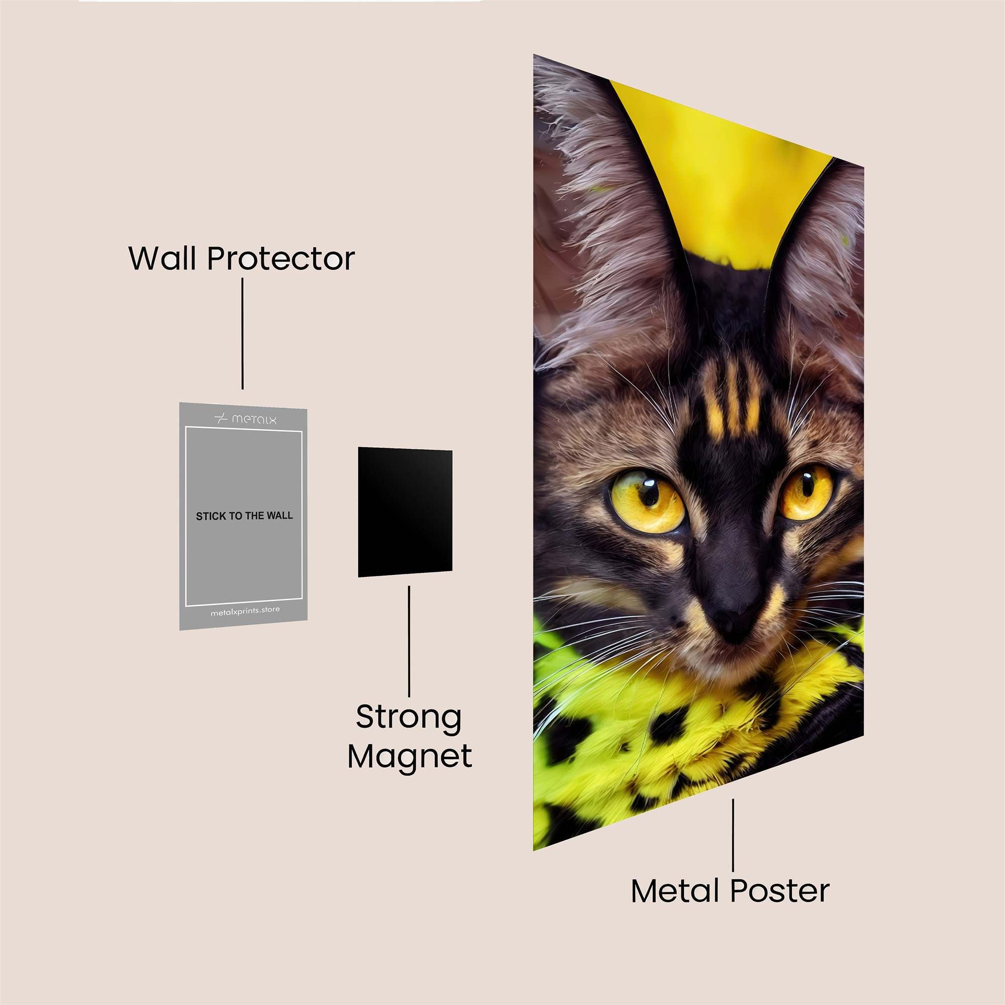 Serval Serene Safe Wall Magnetic / M