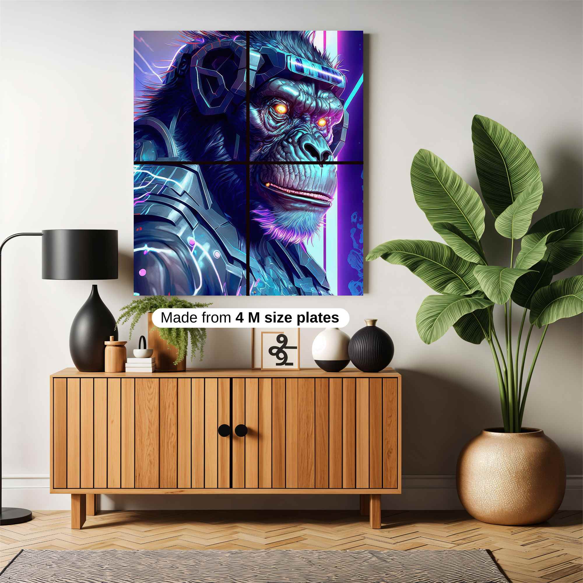 Cyber Primate Safe Wall Magnetic / M