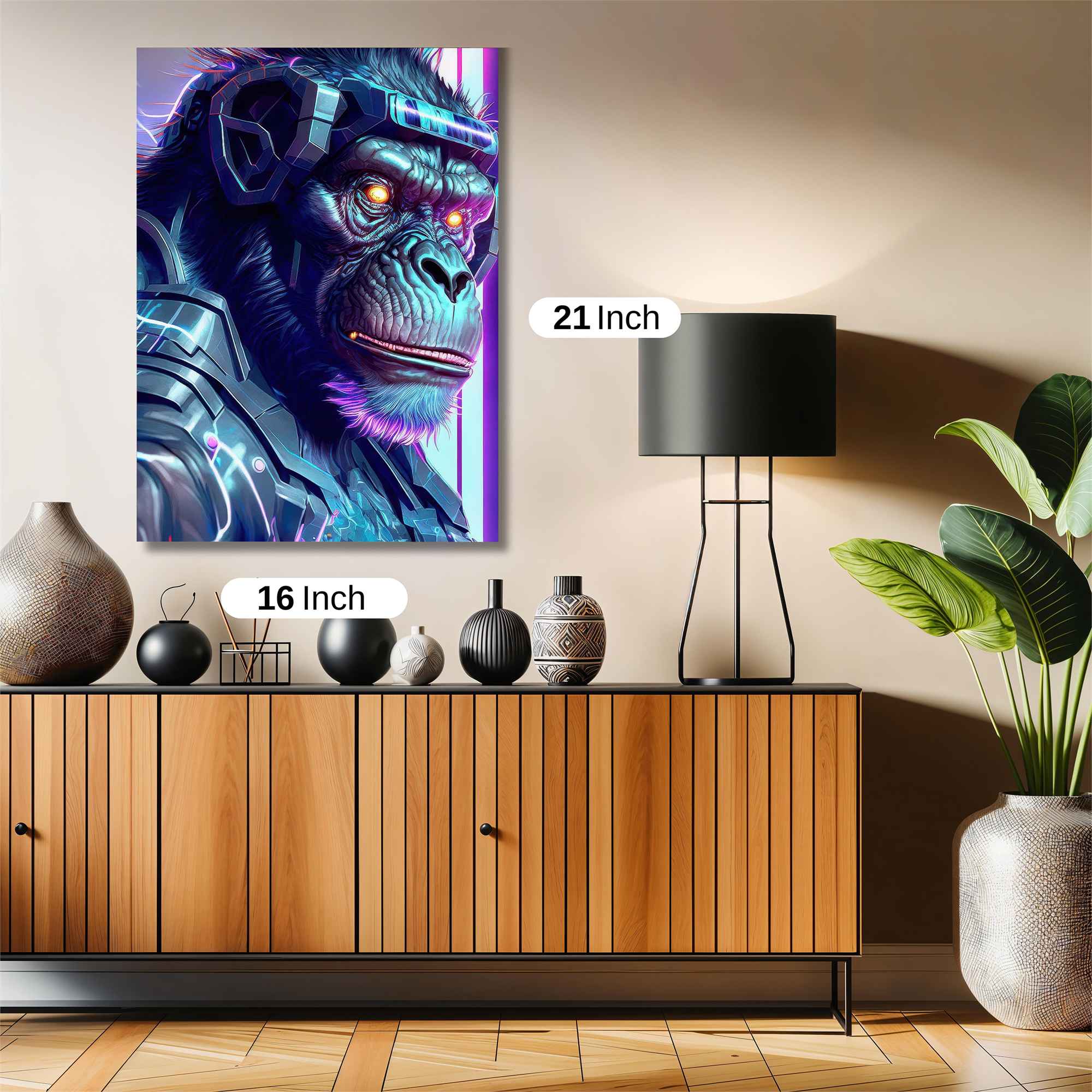 Cyber Primate Safe Wall Magnetic / M