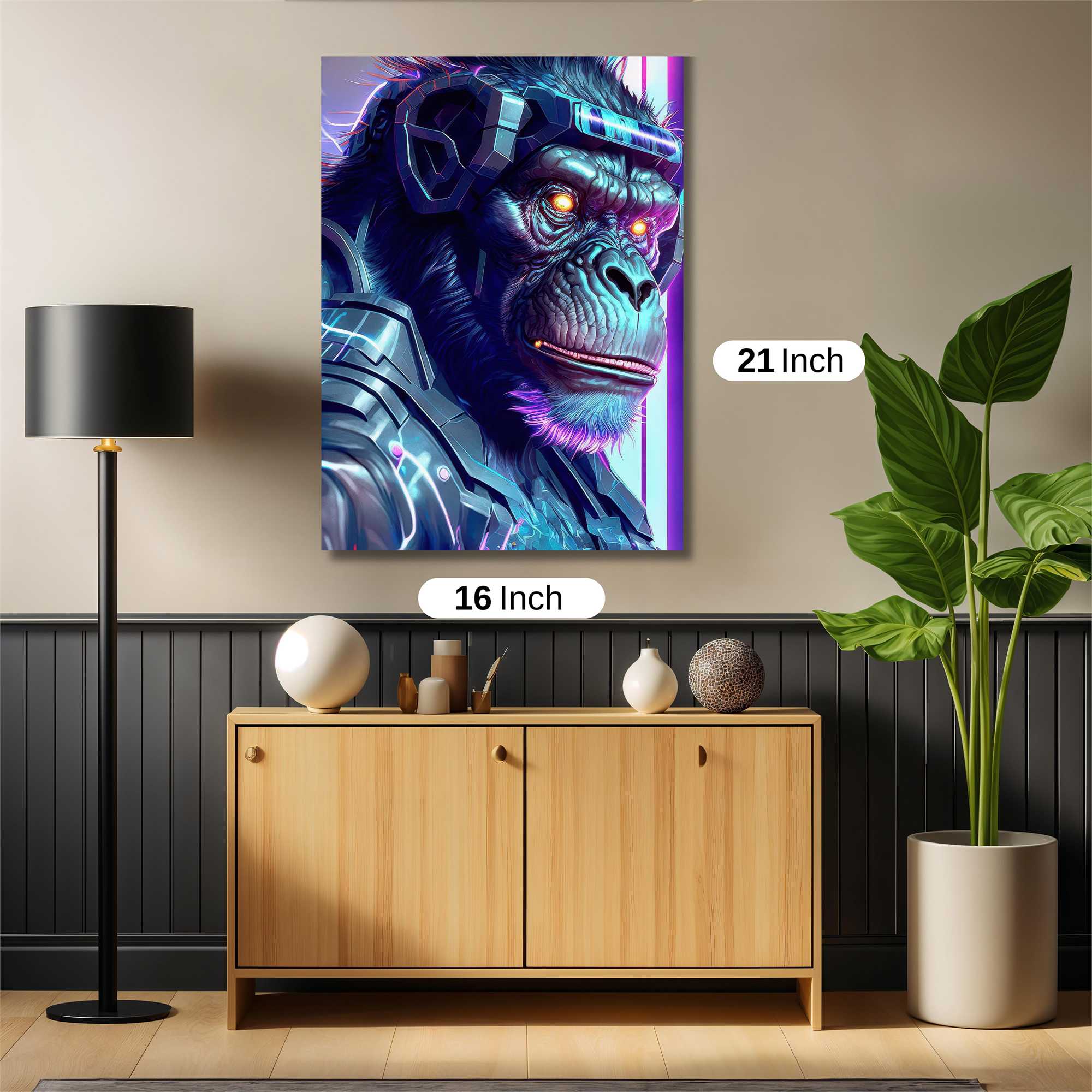 Cyber Primate Safe Wall Magnetic / M