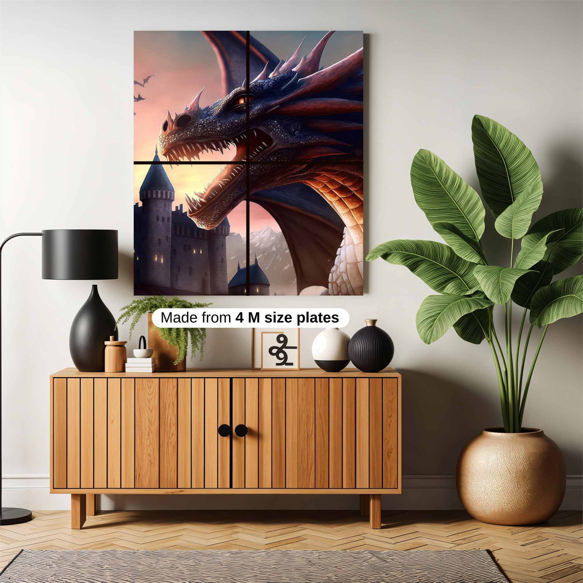 Dragon Majestic Safe Wall Magnetic / M