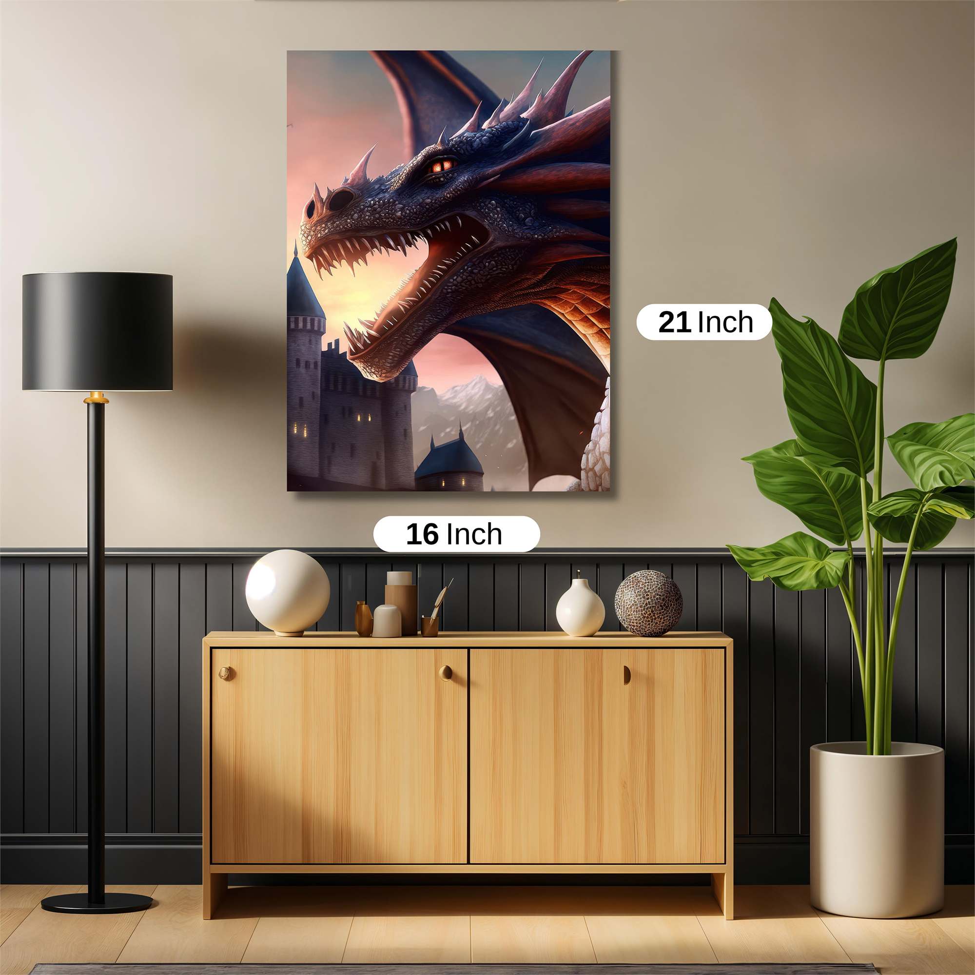 Dragon Majestic Safe Wall Magnetic / M