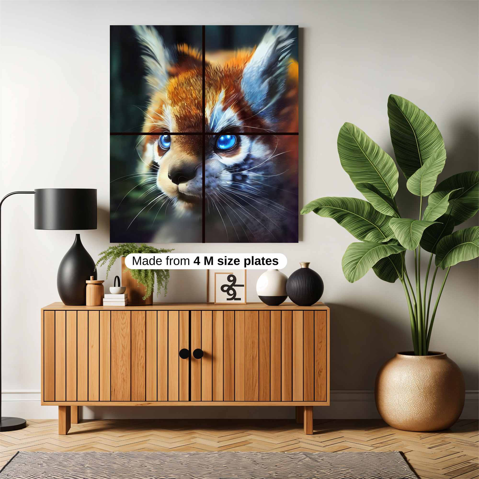 Red Panda Enigma Safe Wall Magnetic / M
