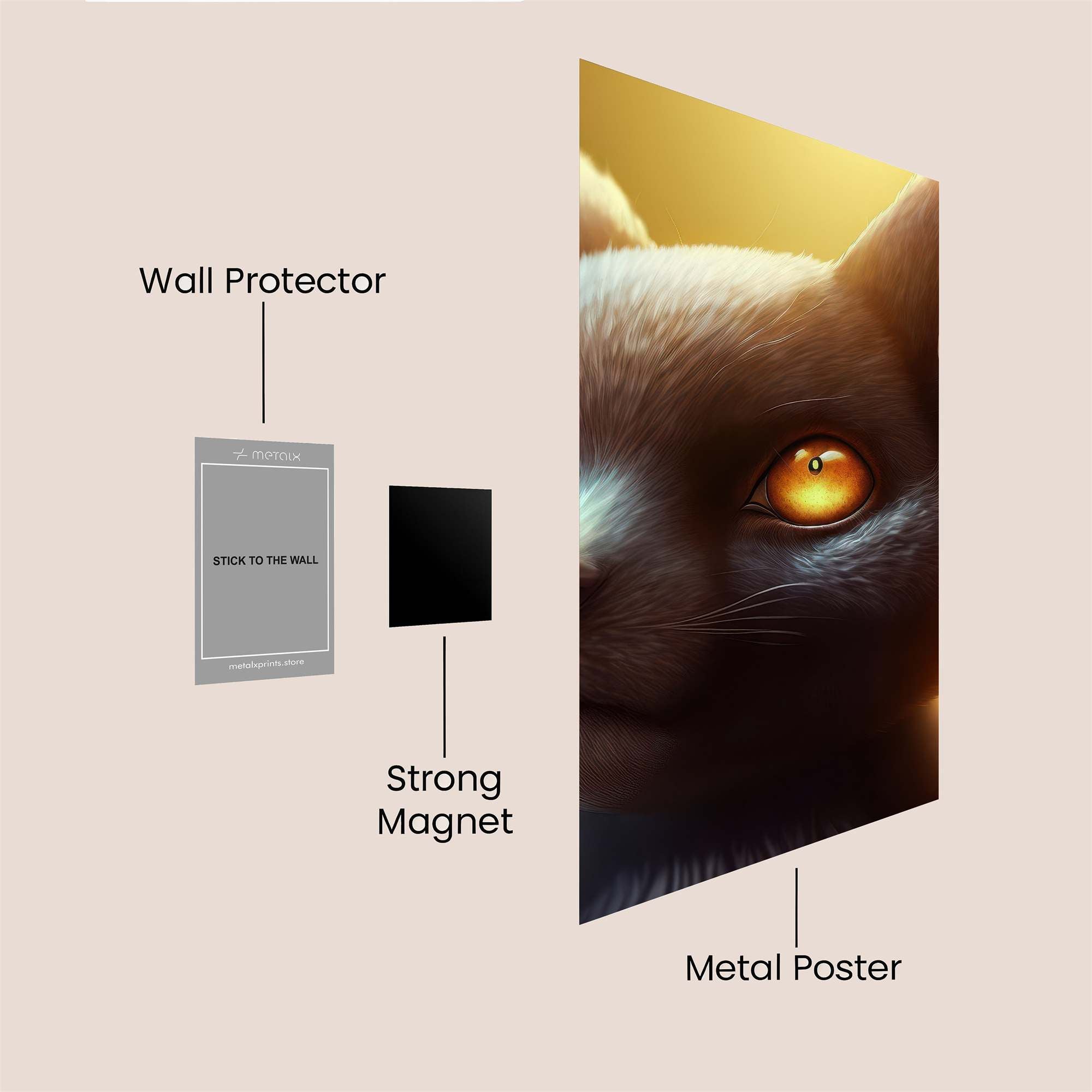 Fennec Radiant Safe Wall Magnetic / M