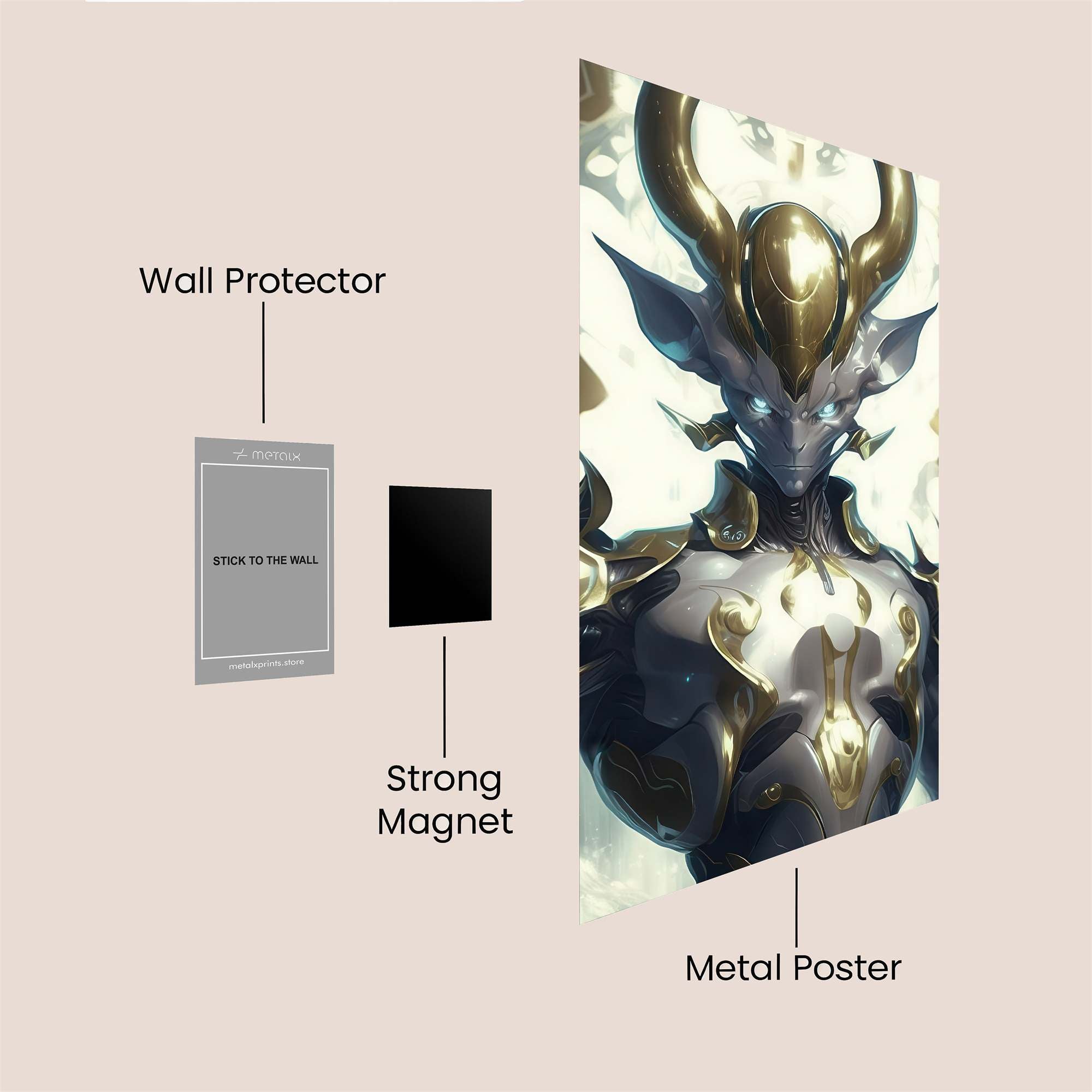 Aurelion Radiant Safe Wall Magnetic / M