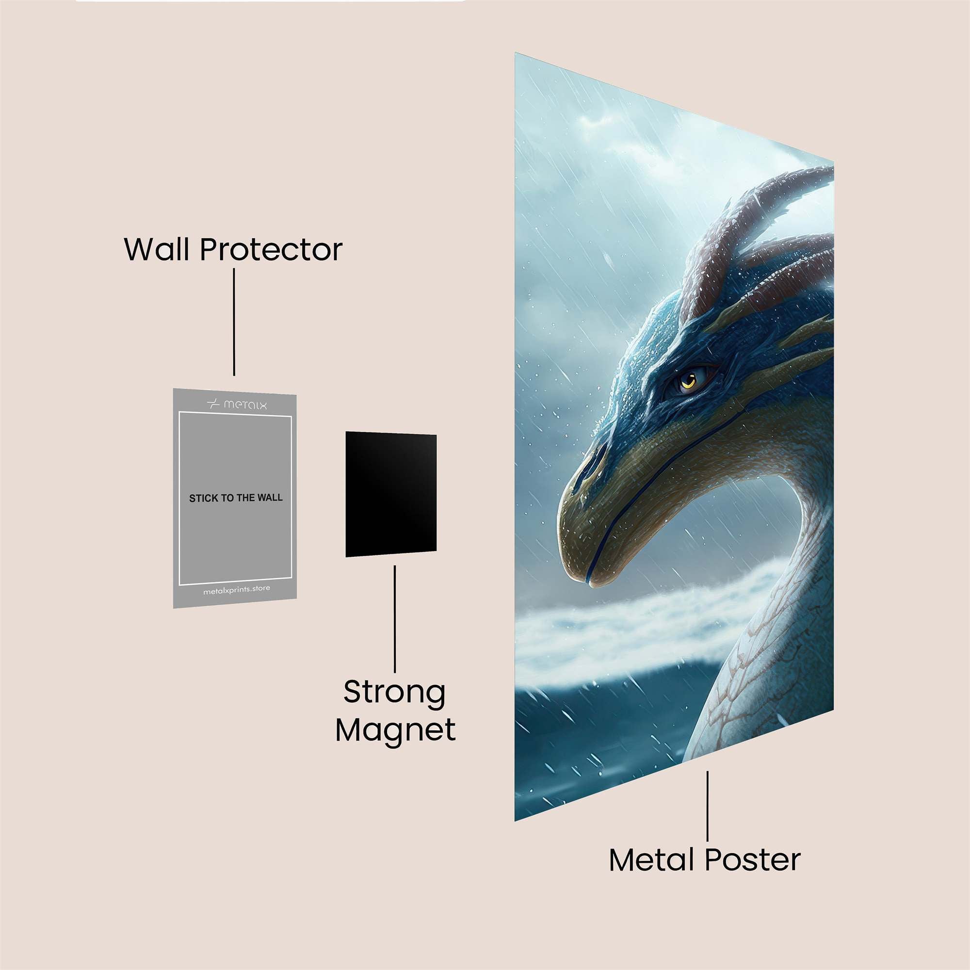 AquaMajesty Safe Wall Magnetic / M