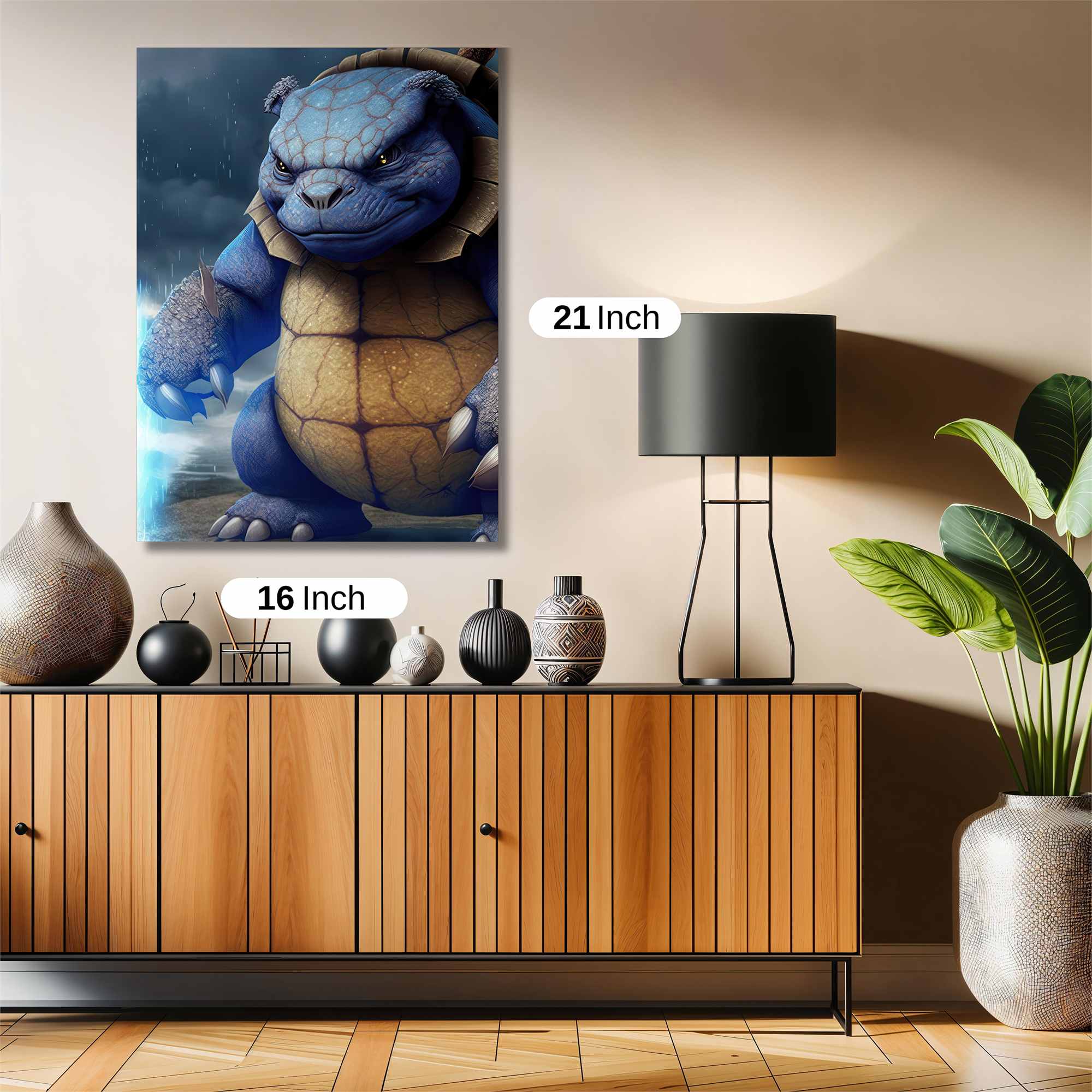 Blastoise Brooding Safe Wall Magnetic / M
