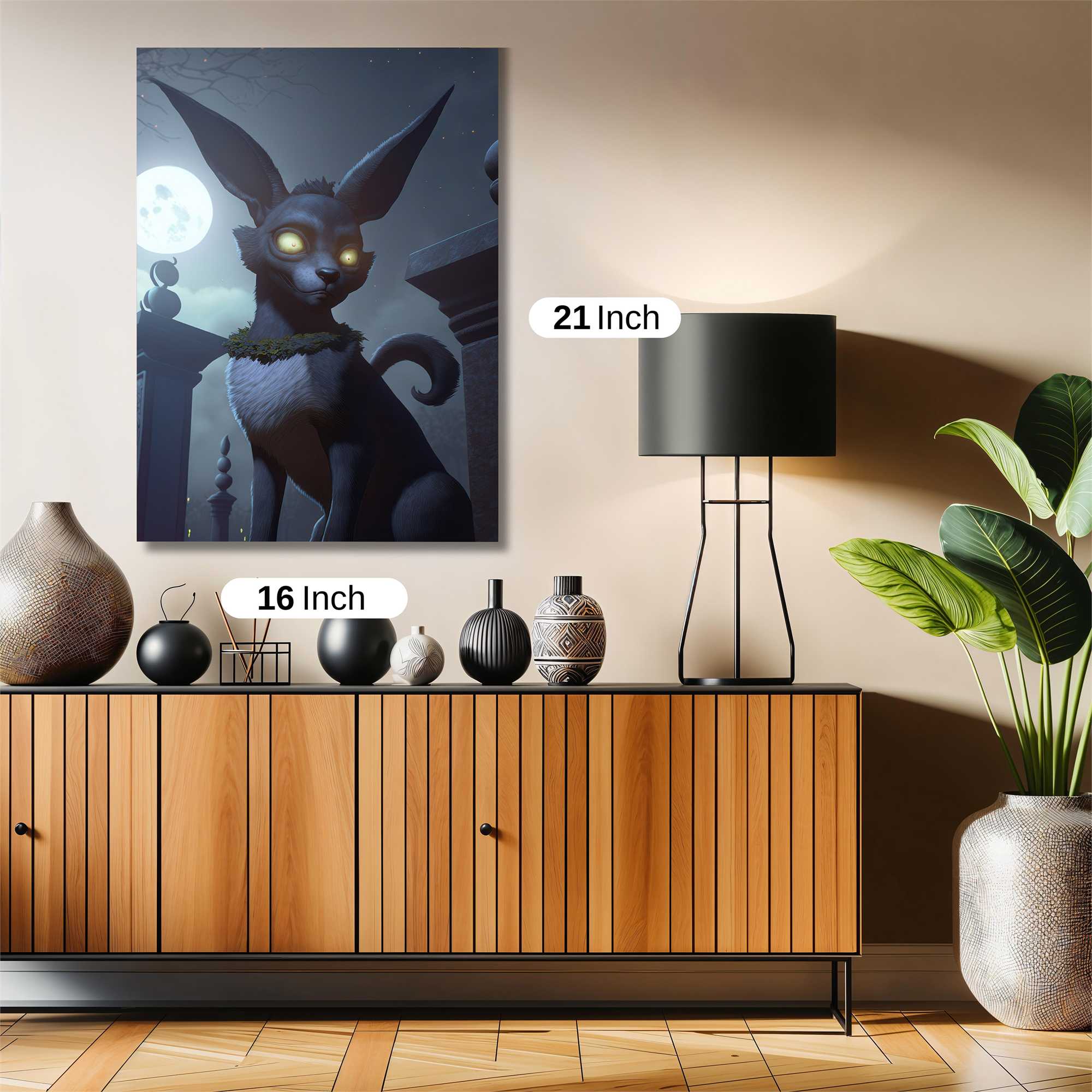 Moonlit Menace Safe Wall Magnetic / M