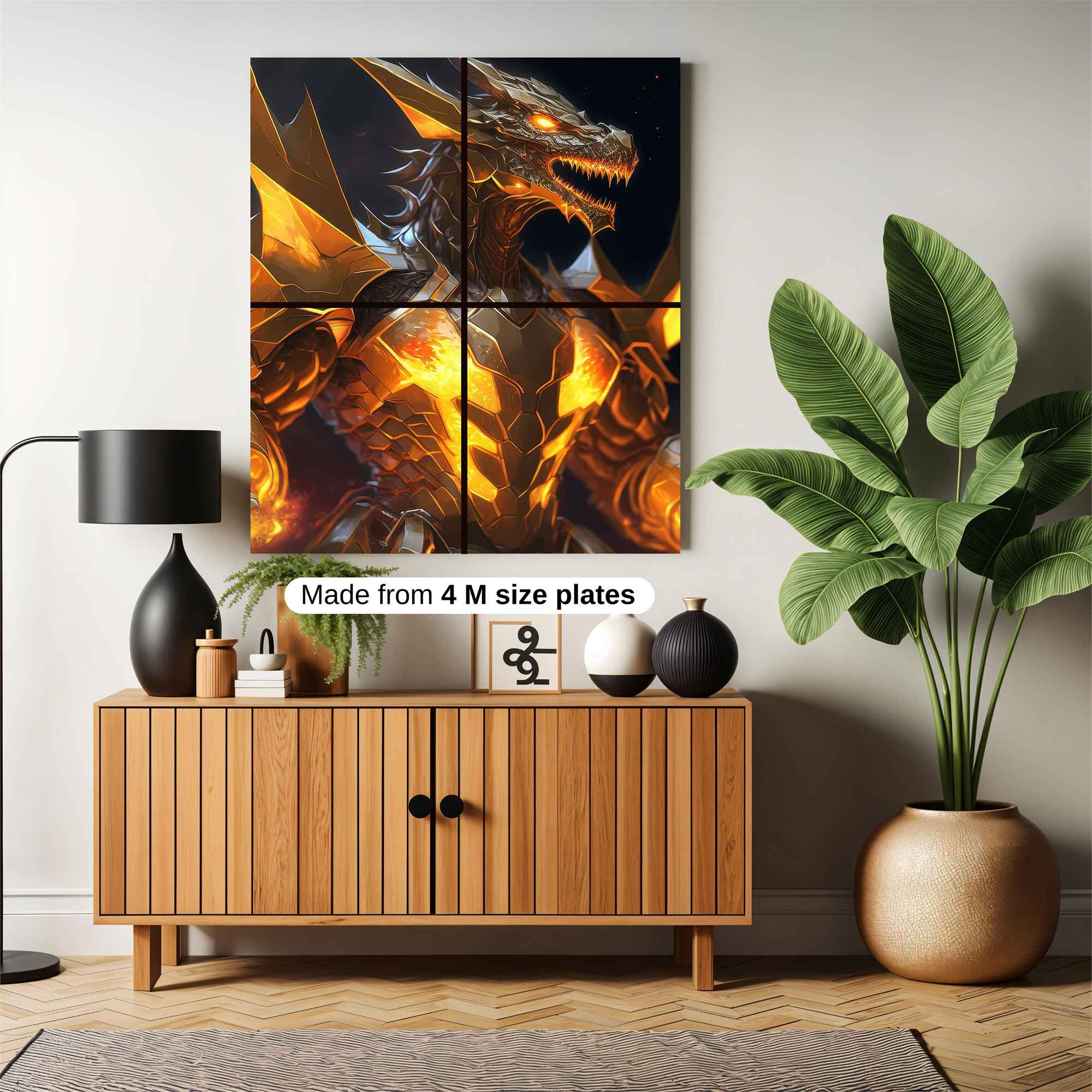 Dragon Blaze Safe Wall Magnetic / M