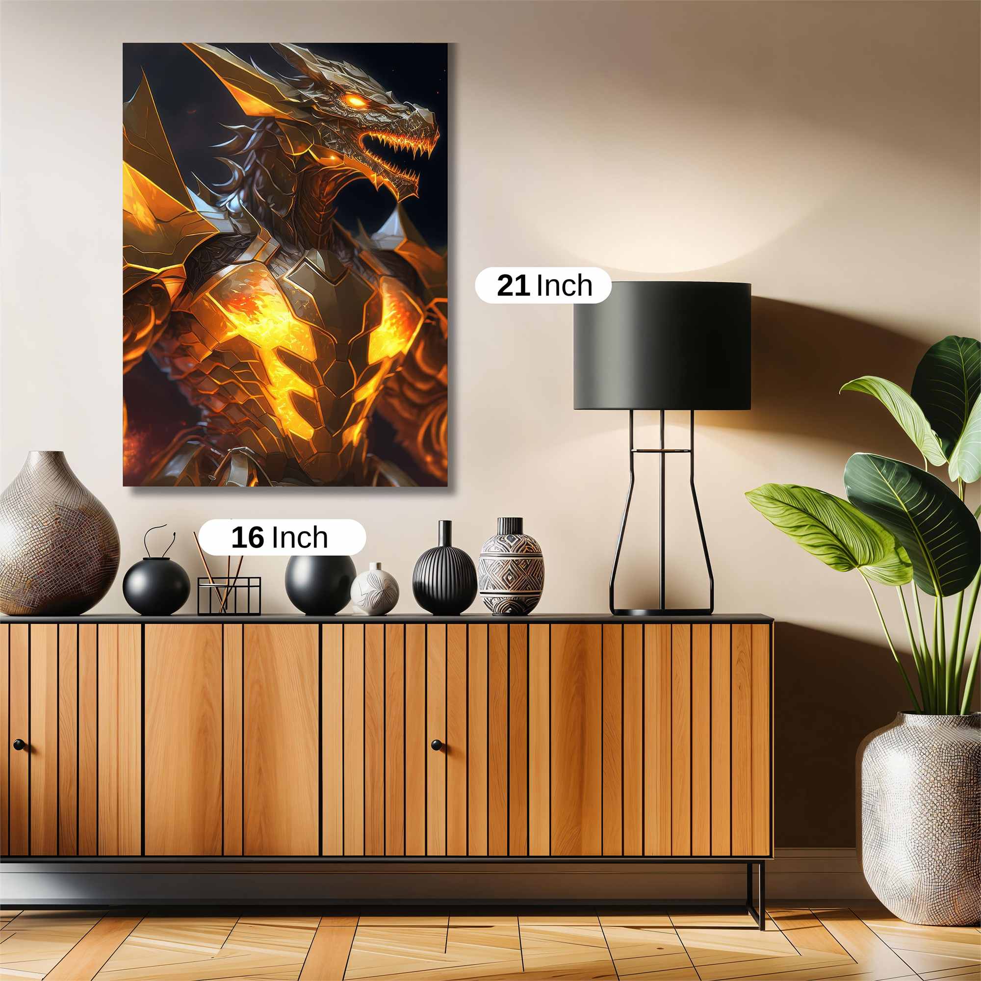 Dragon Blaze Safe Wall Magnetic / M