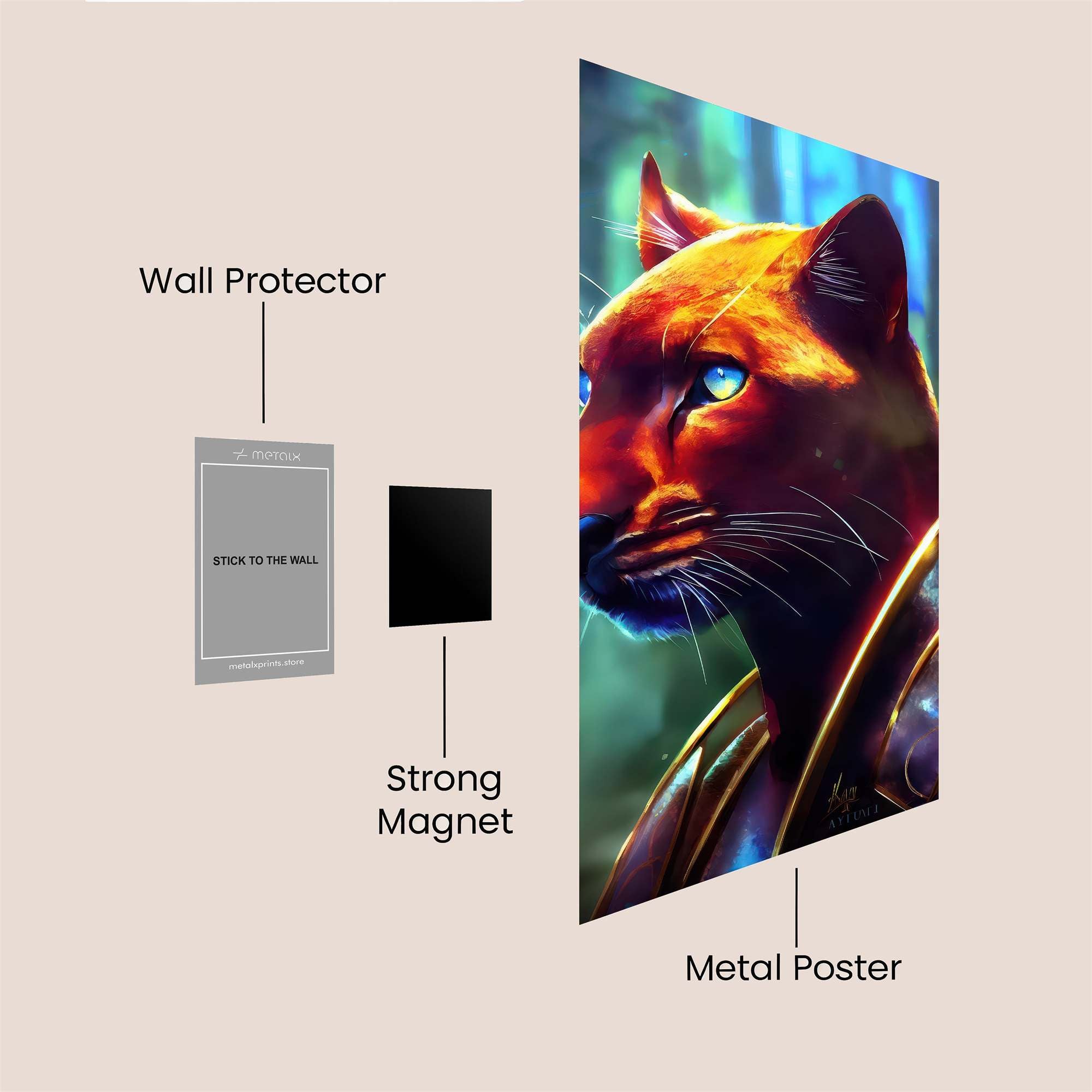 Panther Majesty Safe Wall Magnetic / M