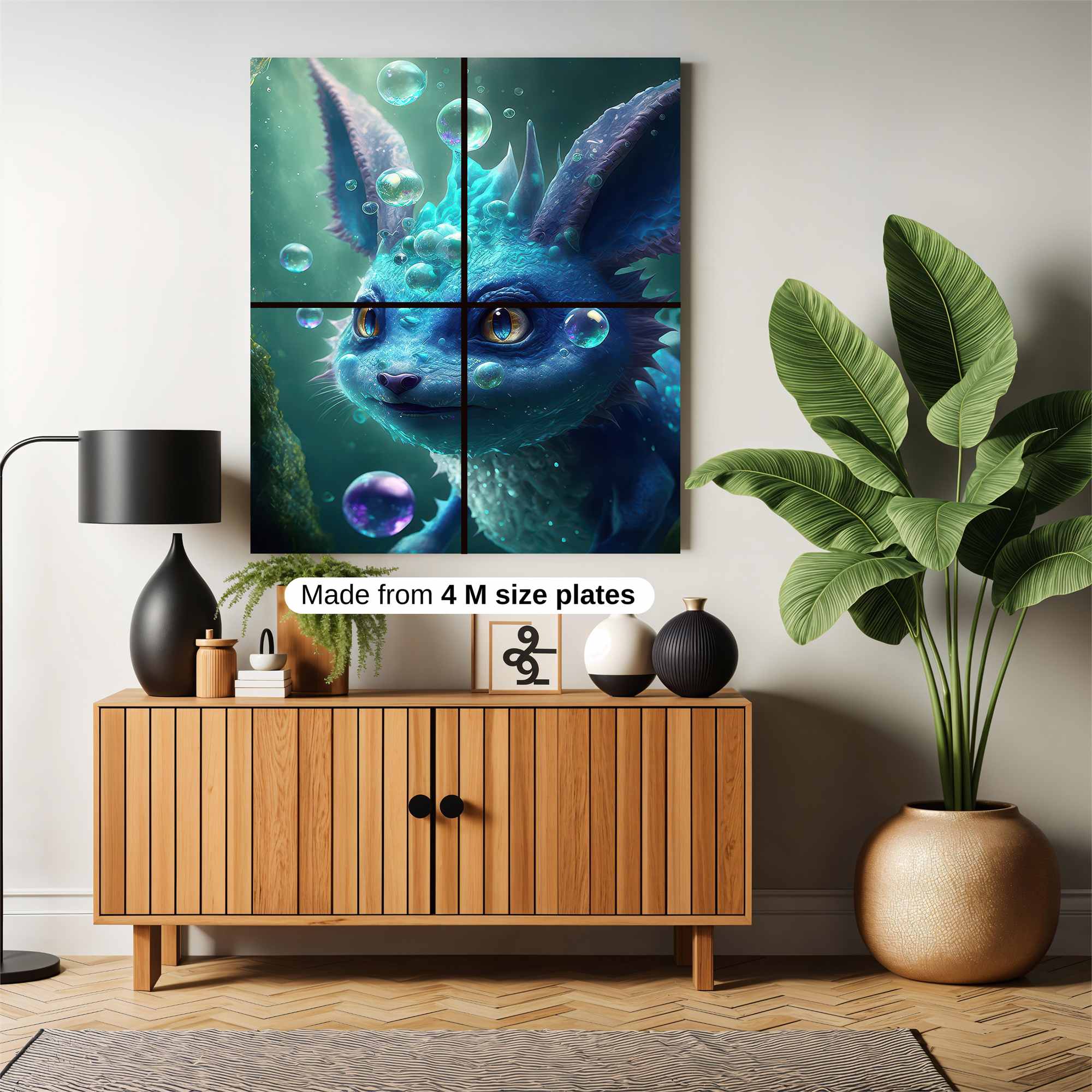 Vaporeon Whimsy Safe Wall Magnetic / M