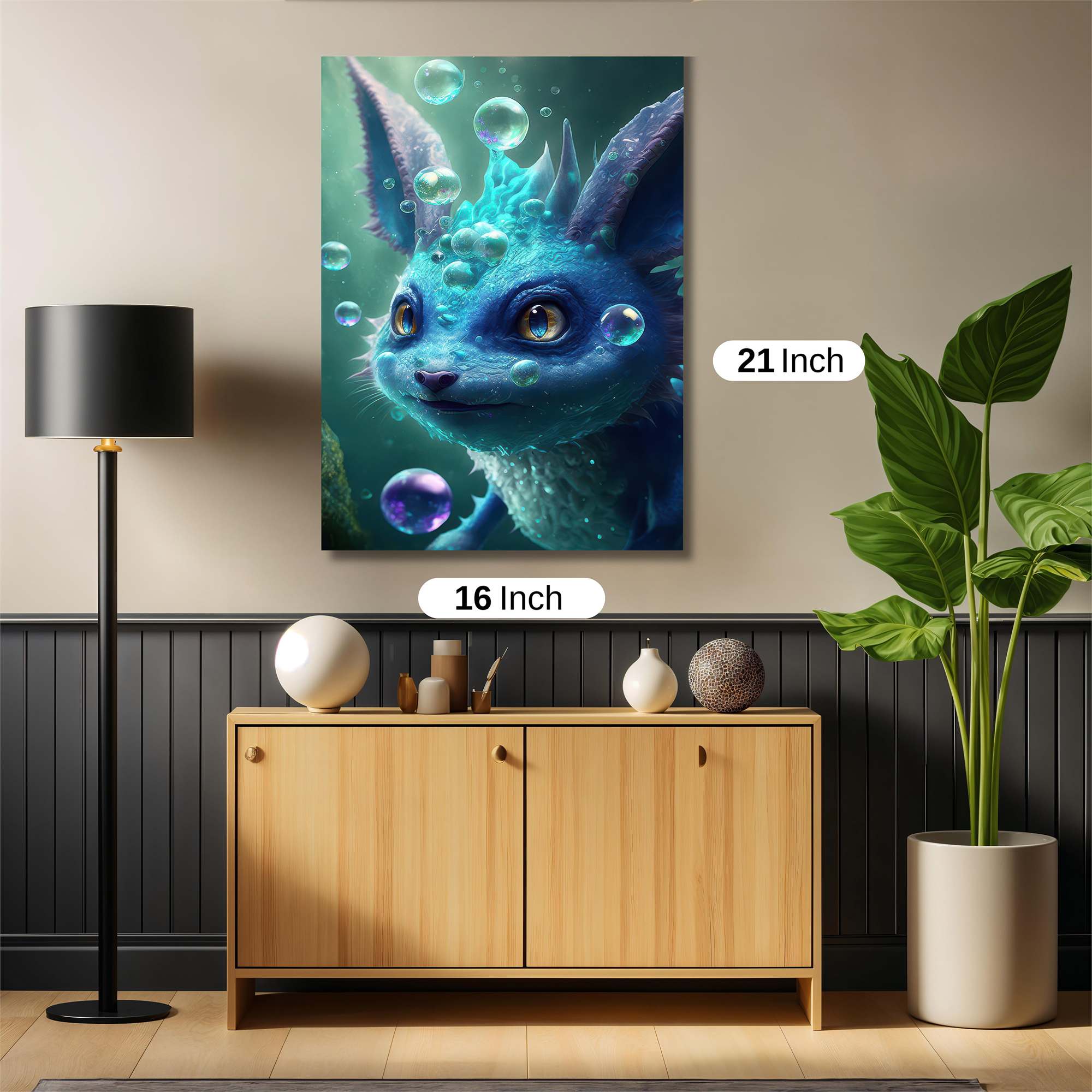 Vaporeon Whimsy Safe Wall Magnetic / M