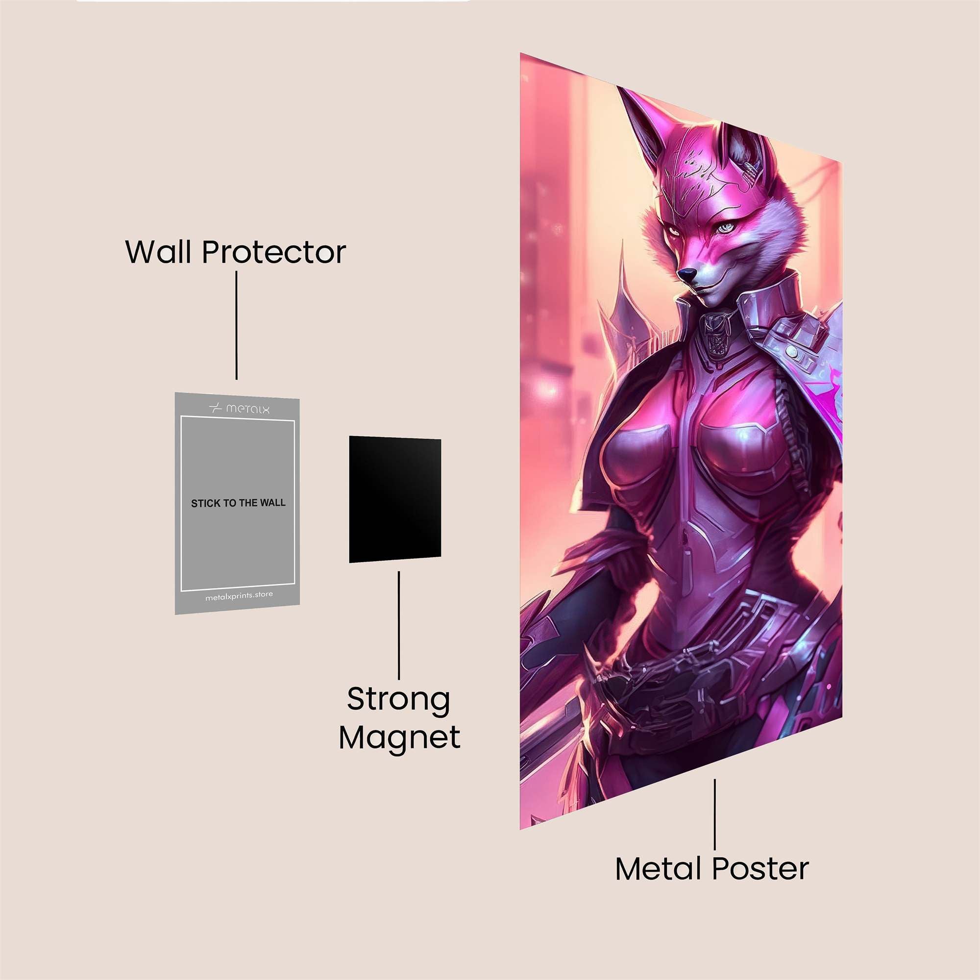 Fox Sentinel Safe Wall Magnetic / M