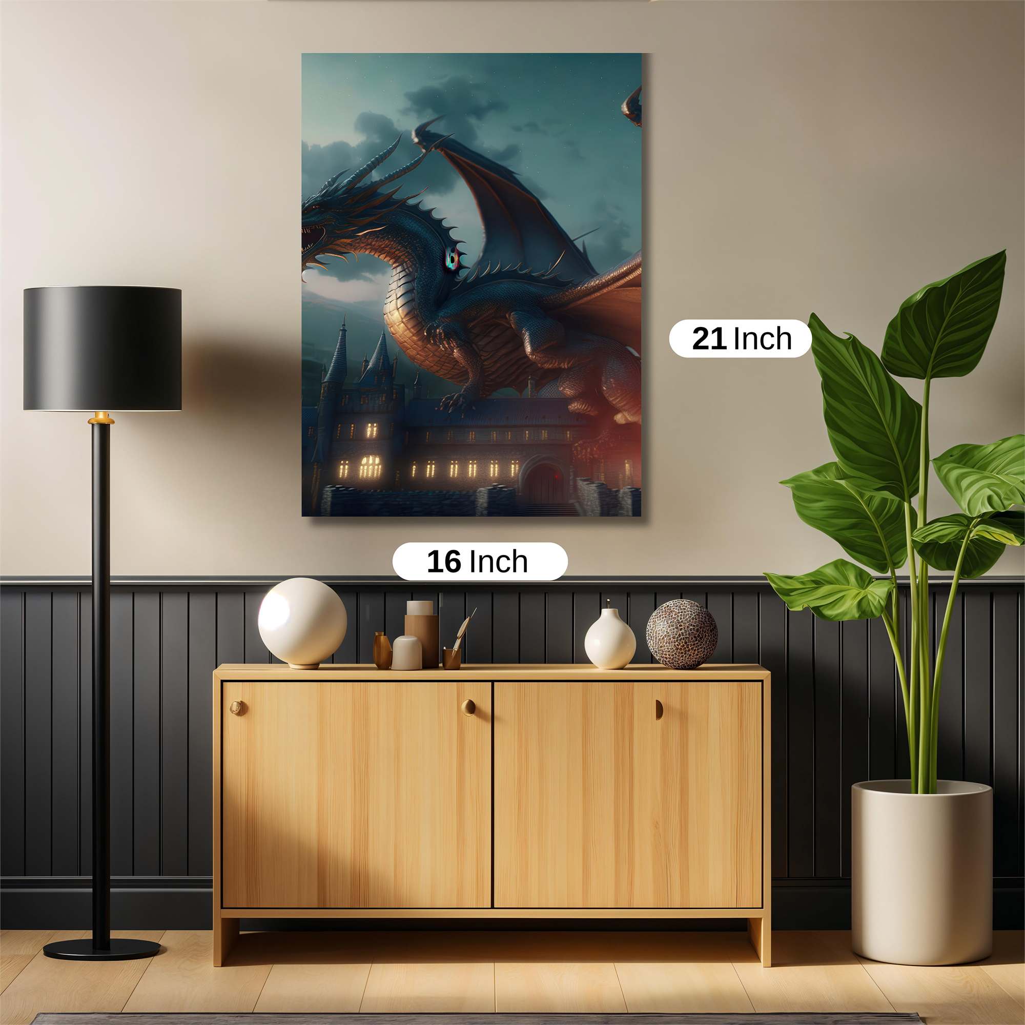 Dragon Majestic Safe Wall Magnetic / M
